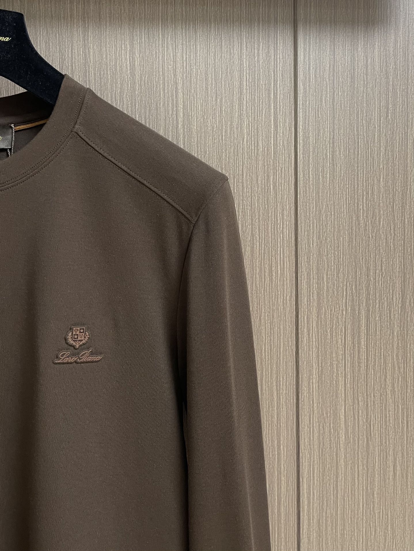 Luxury Long-Sleeved T-Shirts for Autumn/Winter 2025: Comfortable and Quality Cotton with Chest Logo Badge – Sizes M-3XL - 图片 4