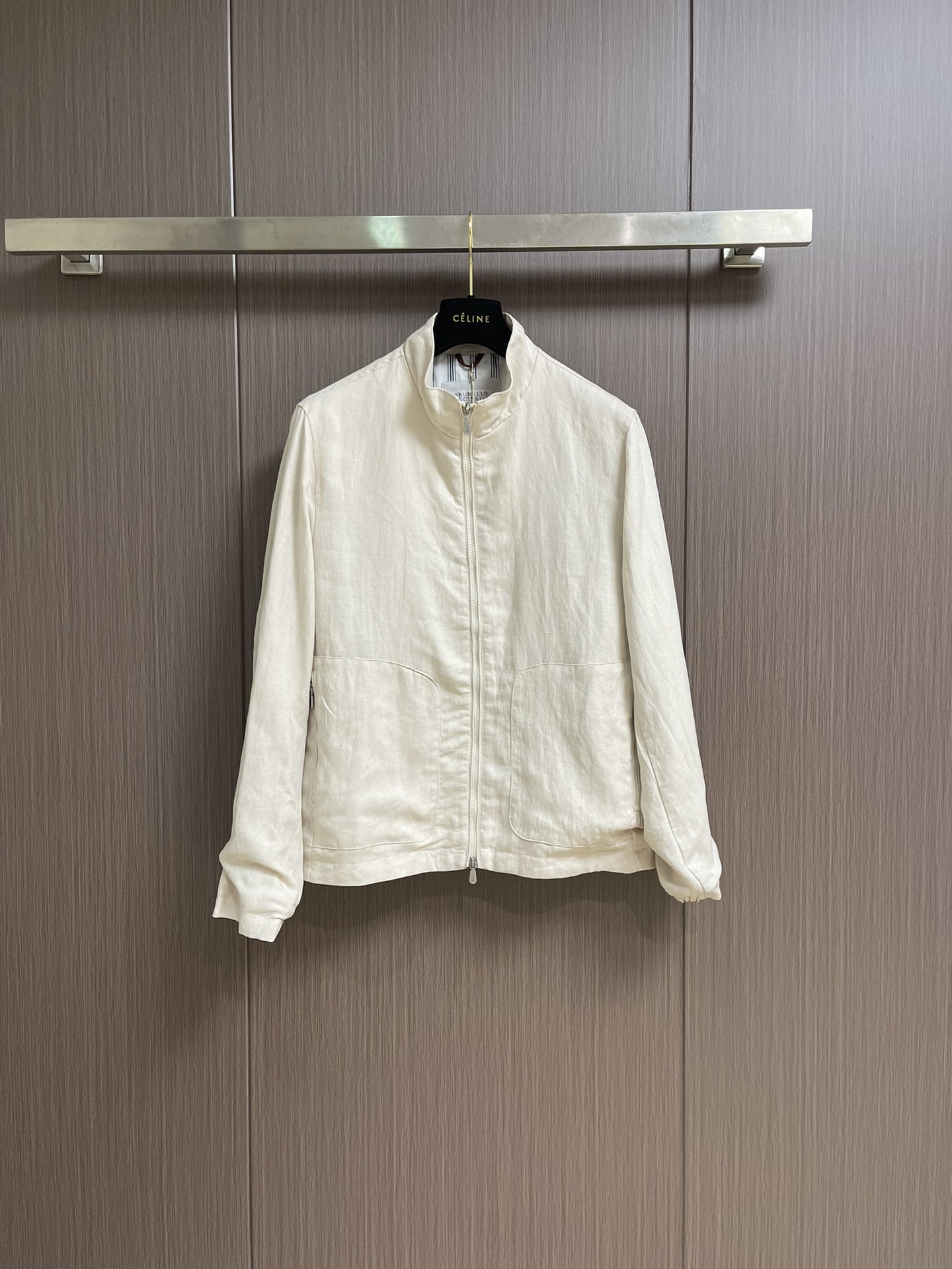 
BC 2025s春夏新款轻薄亚麻外套，男士刺绣徽标商务休闲夹克外套！选用客供定织定染轻薄天丝亚麻面料打