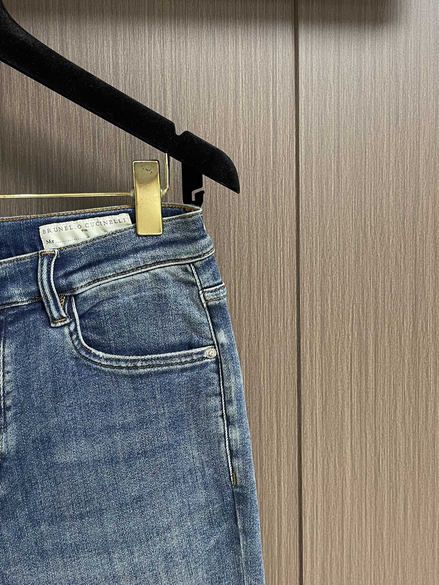 
BrunelloCucinelli BC 男士休闲牛仔裤，2025SS早春新款，内里完美包边，定制原版