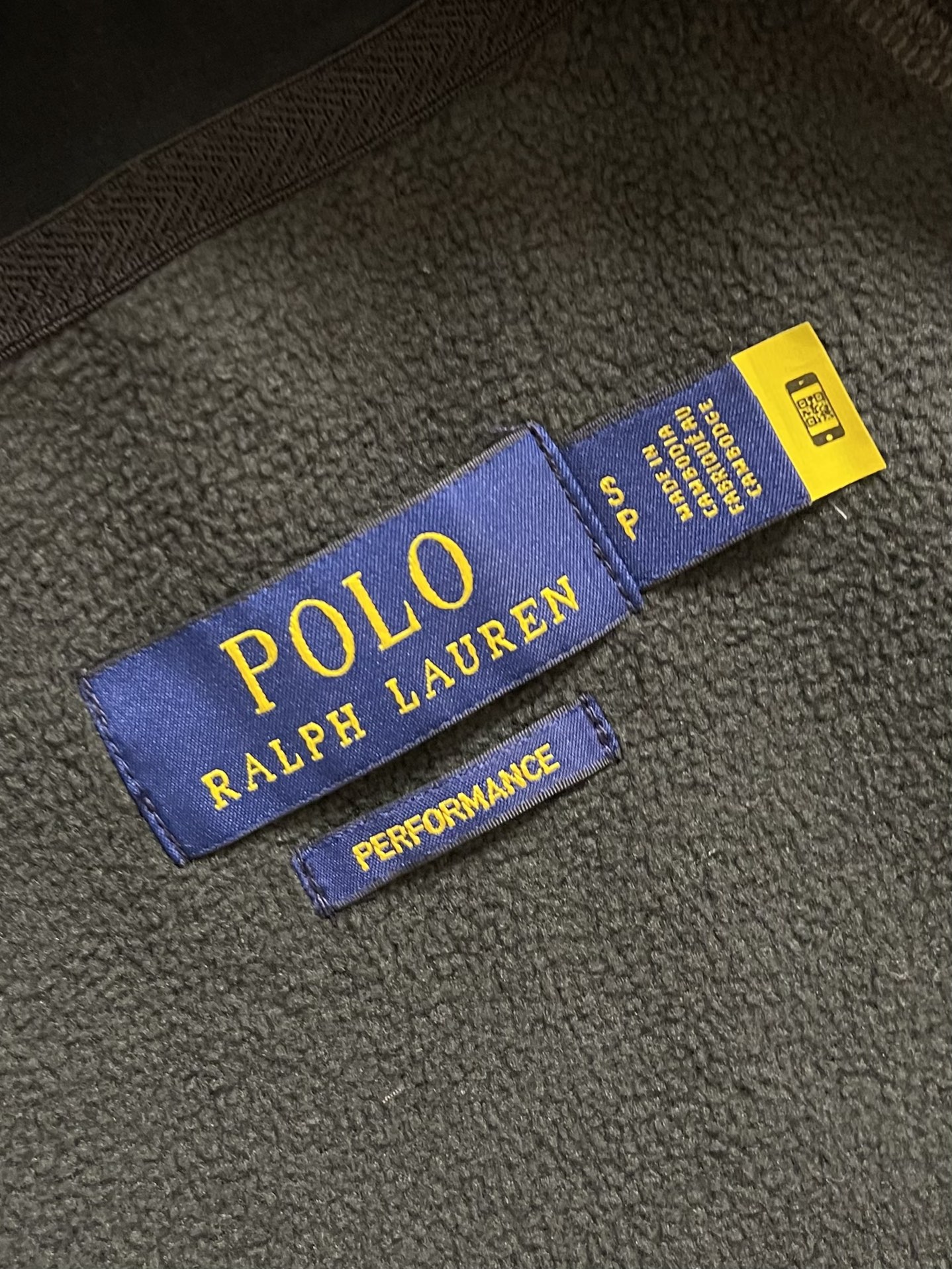 Rah Lauren拉夫 科技面料纯色Logo刺绣拉链立领马甲，科技面料立领马甲拉链开衫，内里采用抓绒棉