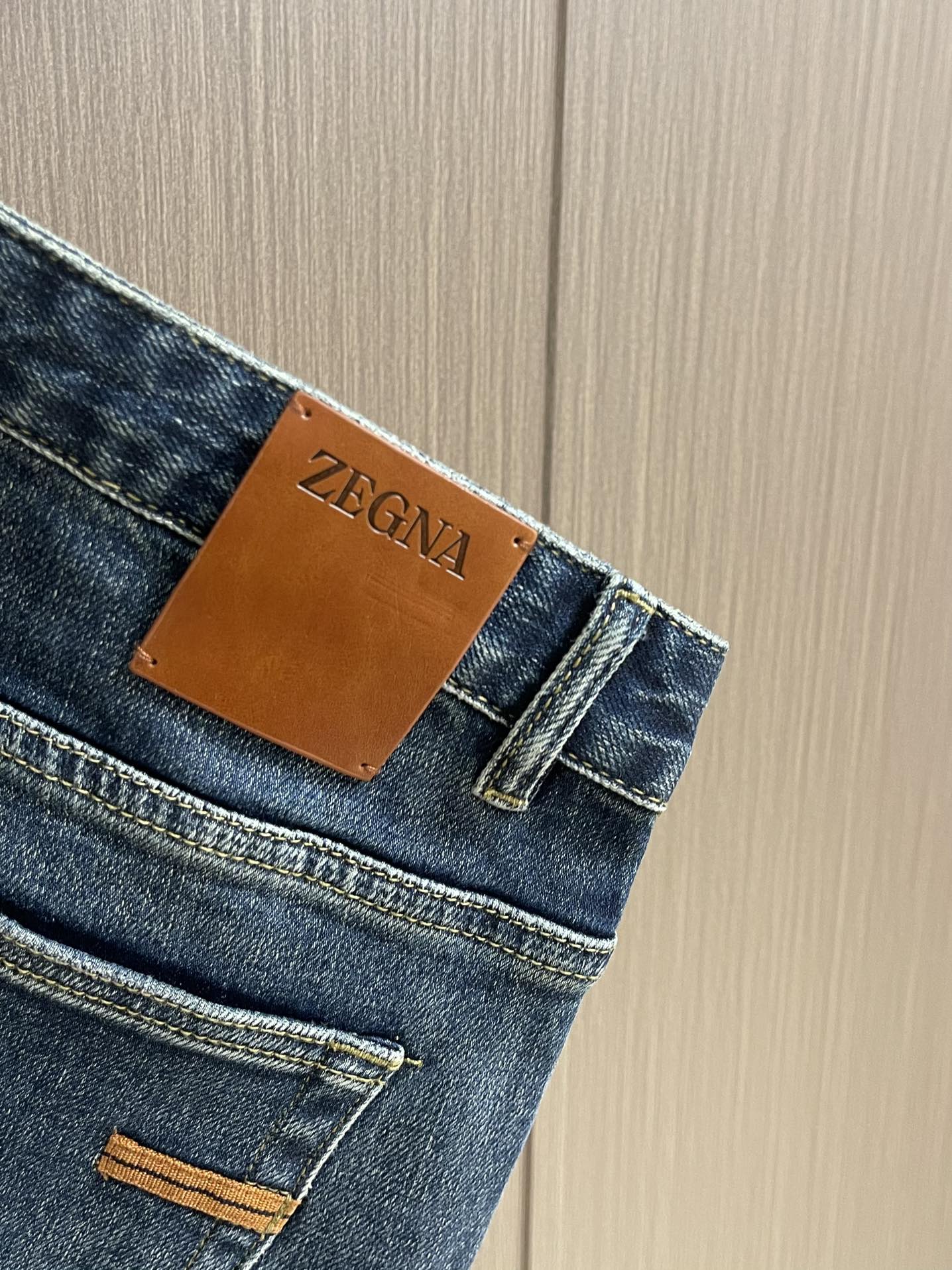 Ermenegildo Zegna 2025SS早春新品，时尚休闲牛仔裤，进口原版水洗弹力面料，上身舒适