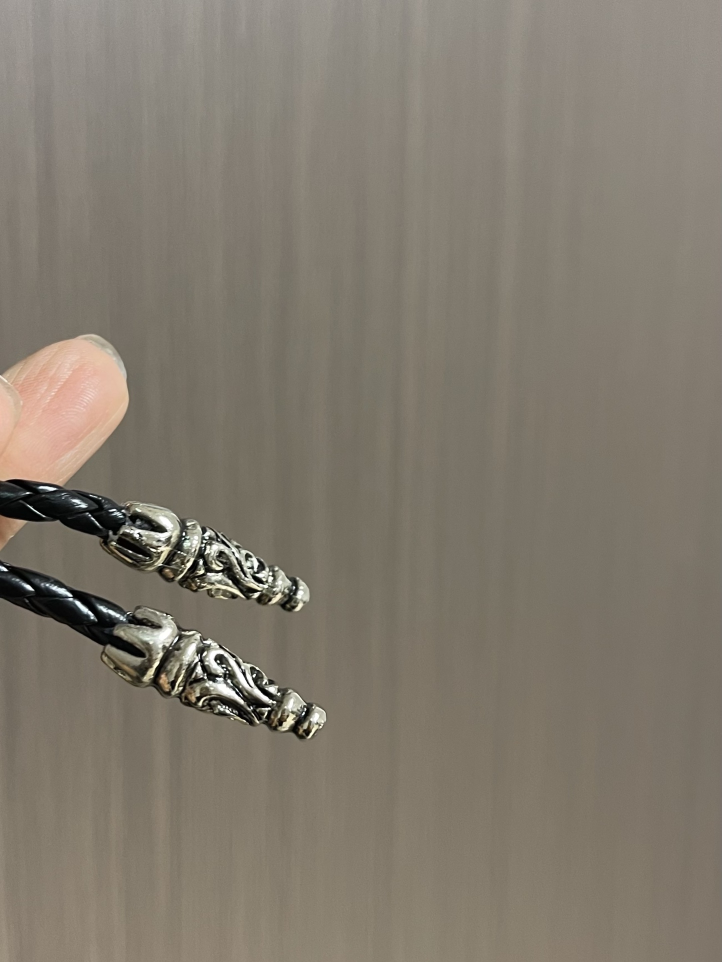 CH 克罗心重磅伞兵裤拼皮十字架 定制克罗心五金 宽松慵懒版型，定织定染需要正面先做碳磨再做磨毛处理 穿