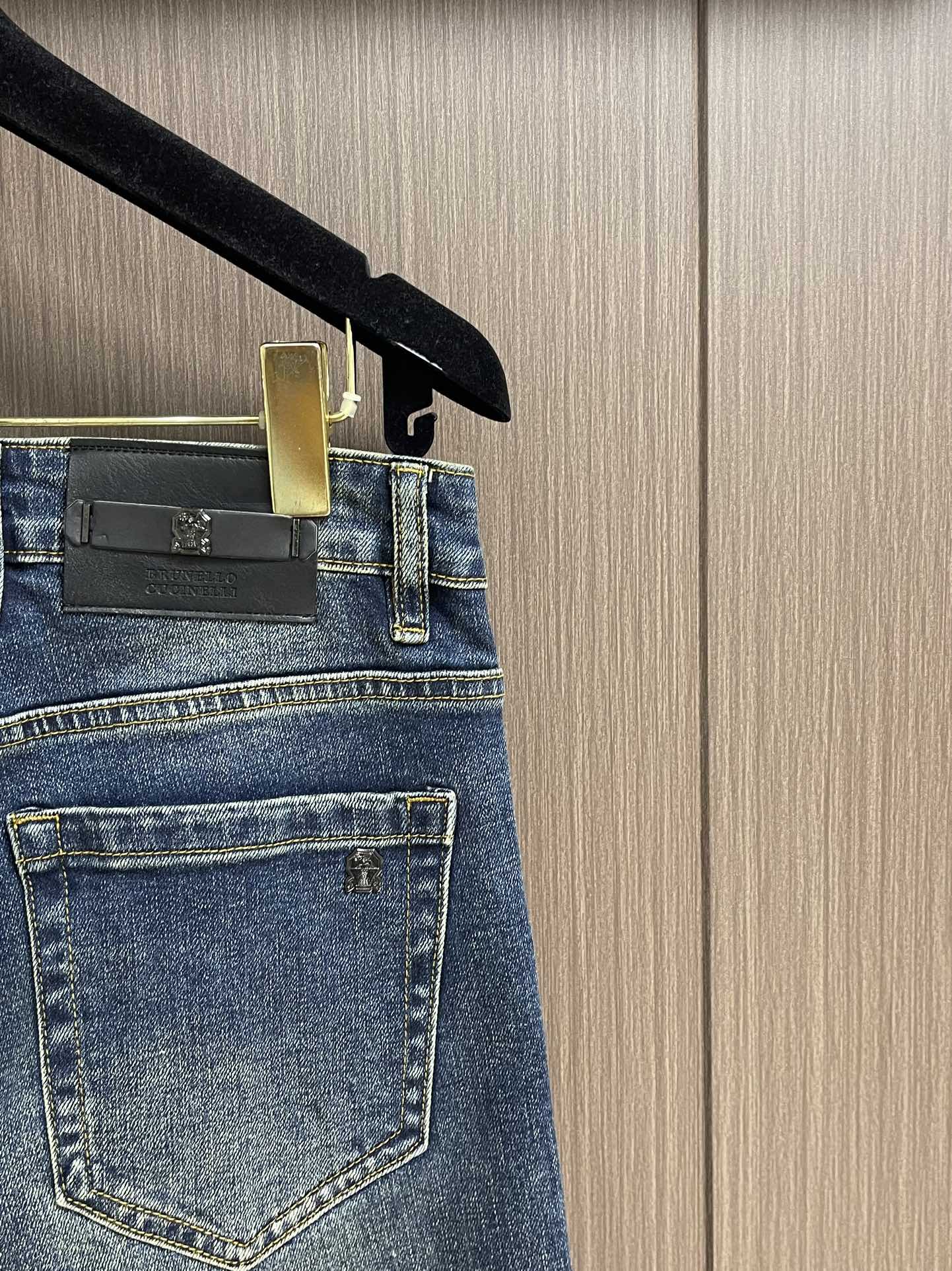 BrunelloCucinelli BC 男士休闲牛仔裤，2025SS早春新款，内里完美包边，定制原版五