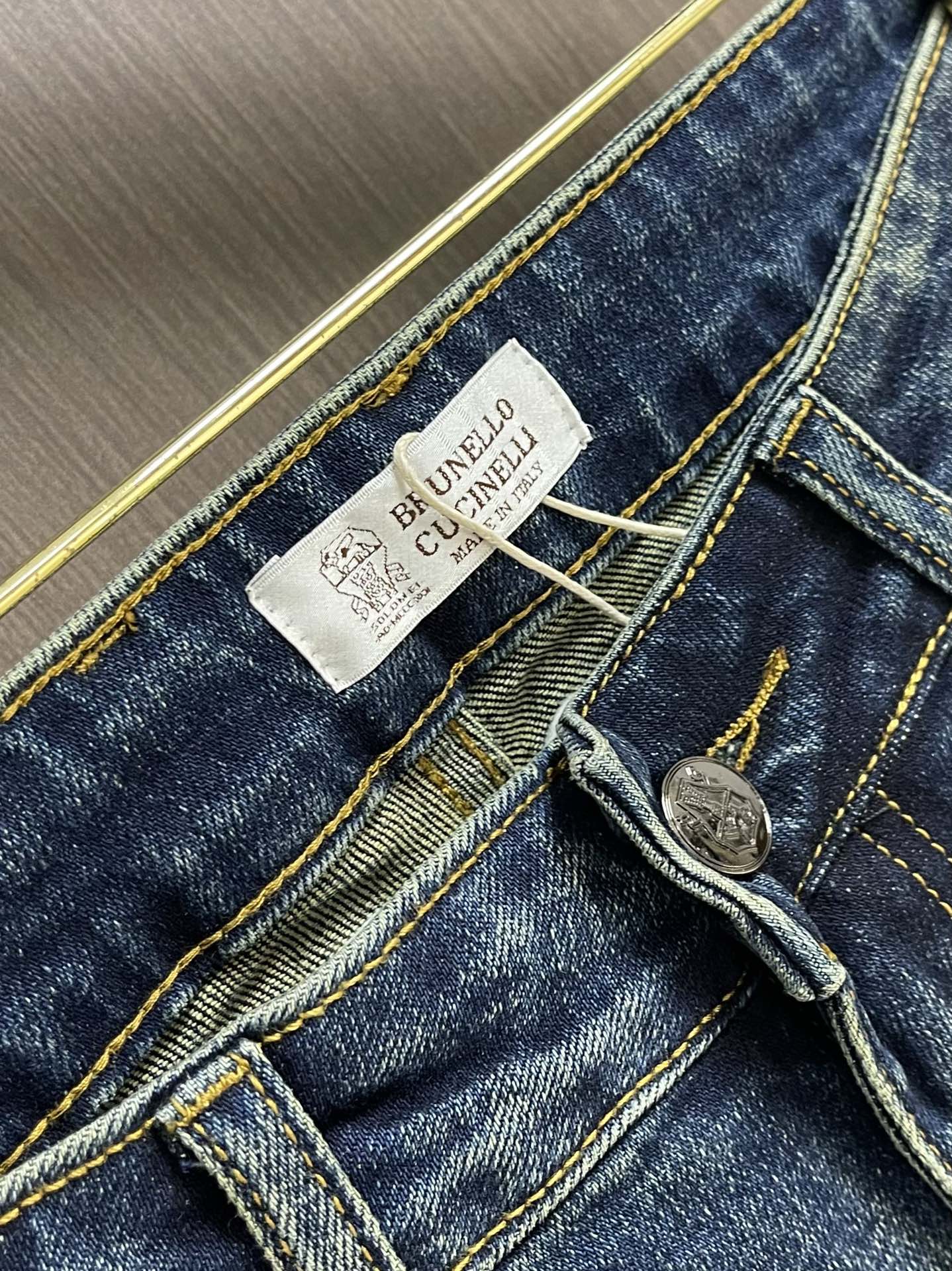 BrunelloCucinelli BC 男士休闲牛仔裤，2025SS早春新款，内里完美包边，定制原版五