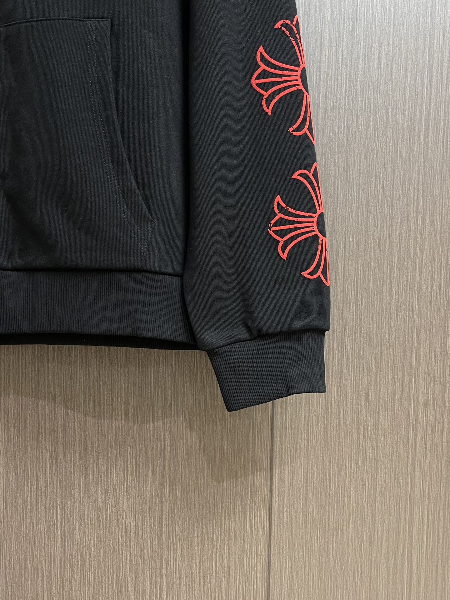 CH Come Hearts 2025FW 红十字架印花拉链连帽外套，高克重高密度高品质 毛料柔软细腻亲