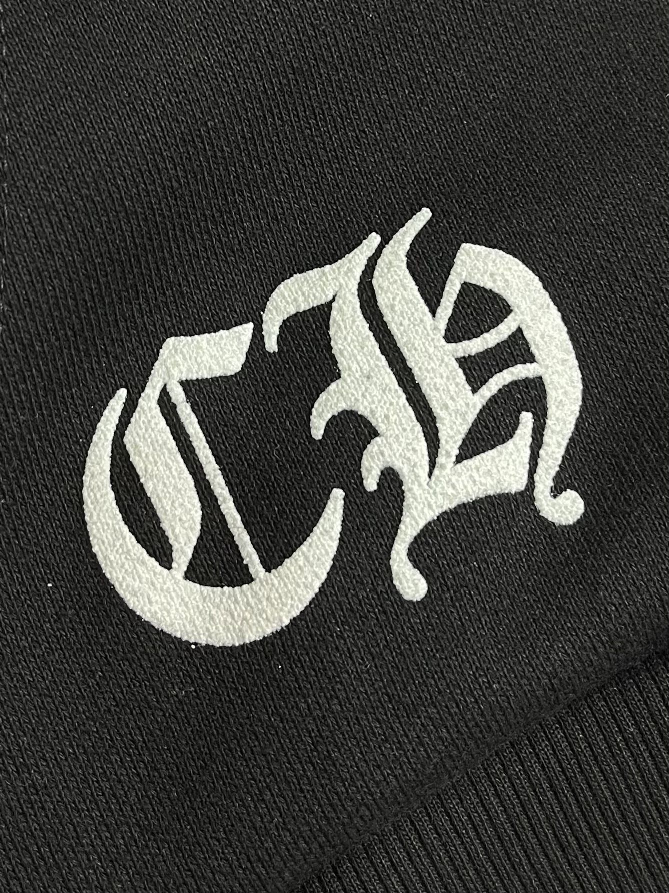 CH Come Hearts 2025FW 红十字架印花拉链连帽外套，高克重高密度高品质 毛料柔软细腻亲