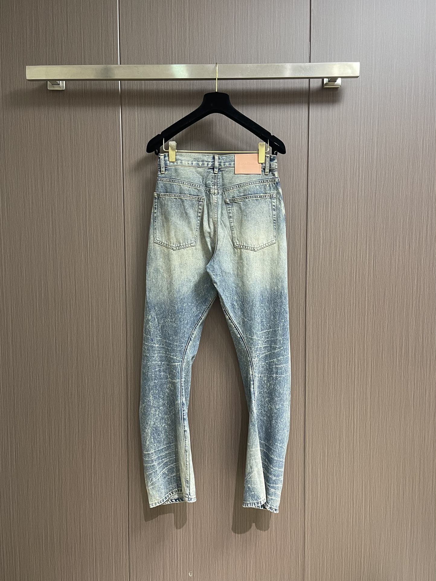 Acne studios 2025ss新款2006F 弯刀宽松低腰阔腿牛仔裤 男女同款，极符合秋冬的配色