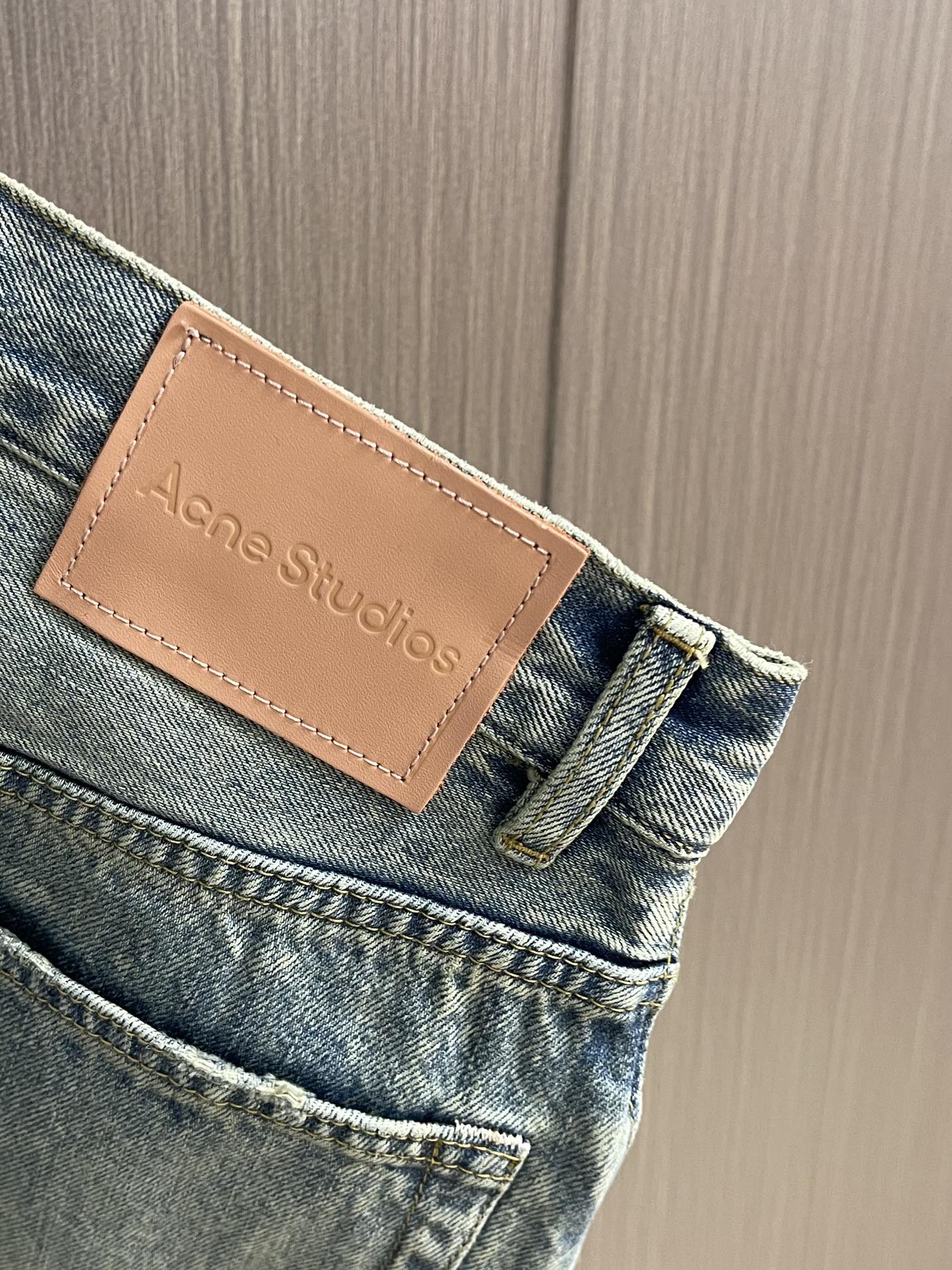 Acne studios 2025ss新款2006F 弯刀宽松低腰阔腿牛仔裤 男女同款，极符合秋冬的配色