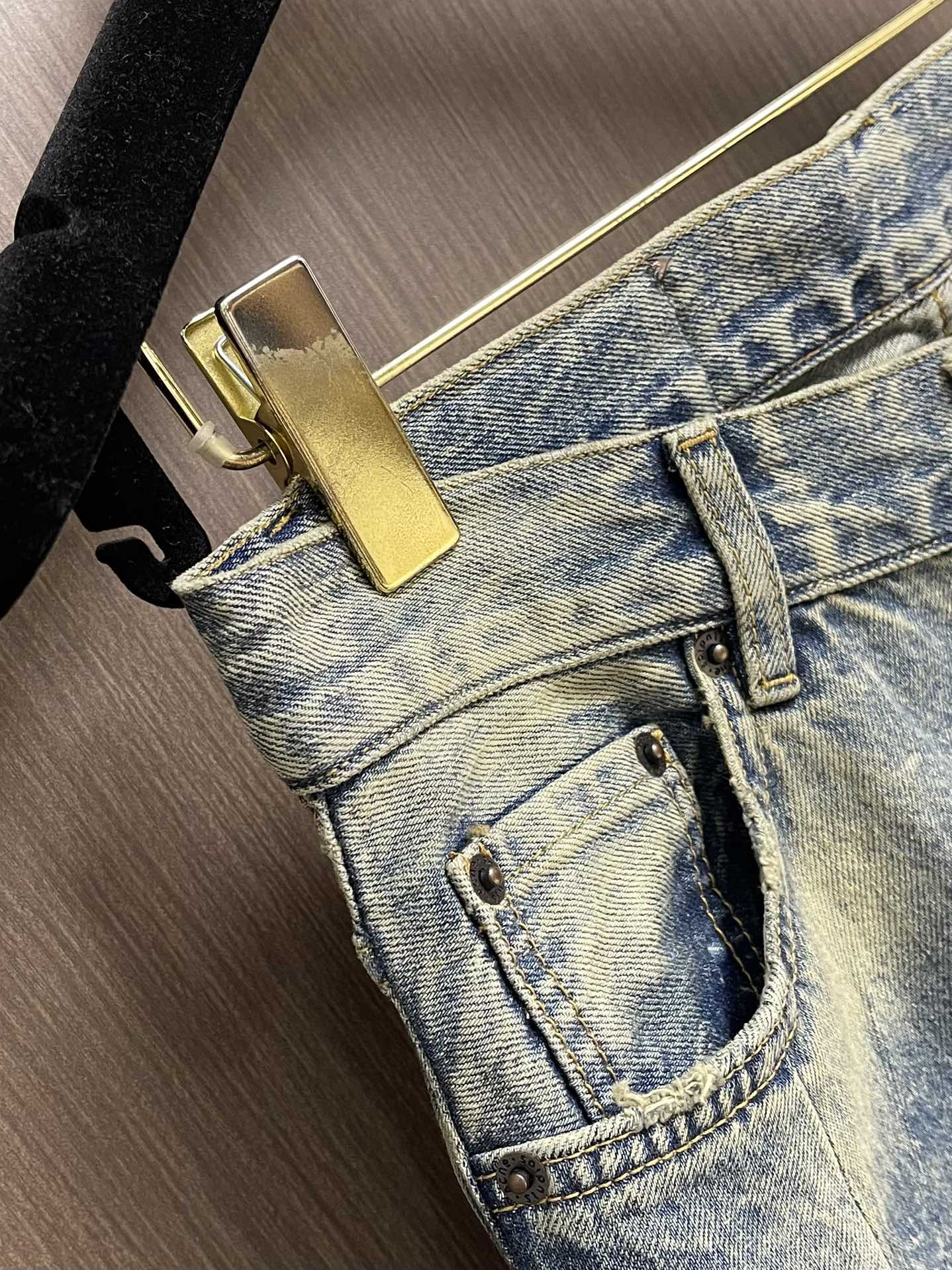 Acne studios 2025ss新款2006F 弯刀宽松低腰阔腿牛仔裤 男女同款，极符合秋冬的配色