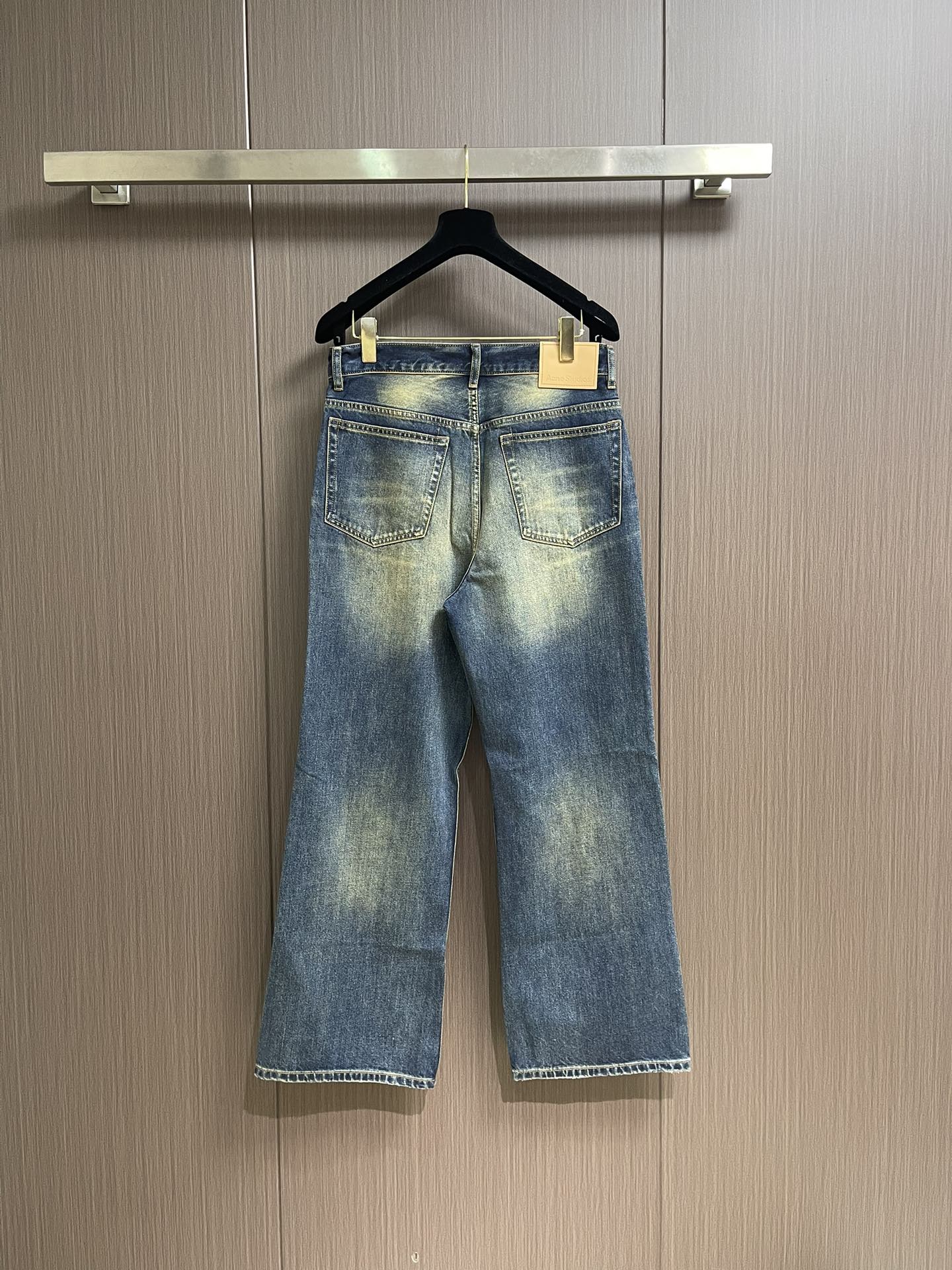 Acne Studios 2025SS新款重工洗水割破做旧做脏猫须磨旧牛仔裤，直接把韩系松弛感焊在身上，