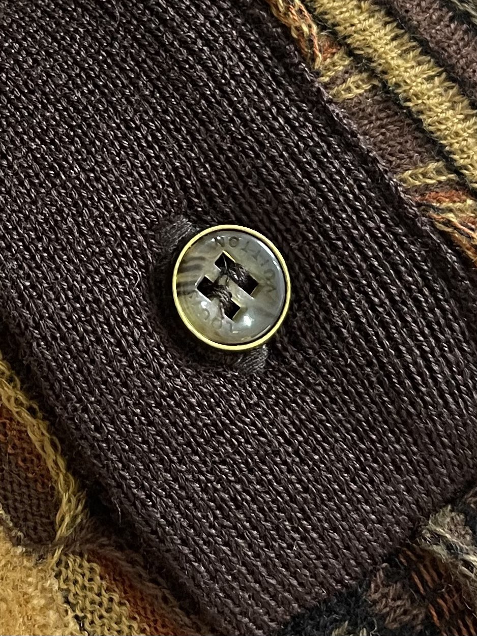 LV 2025FW 联名Nigo系列Monogram花奔提花Polo领针织短袖，重工定位立体撞色嵌花工艺