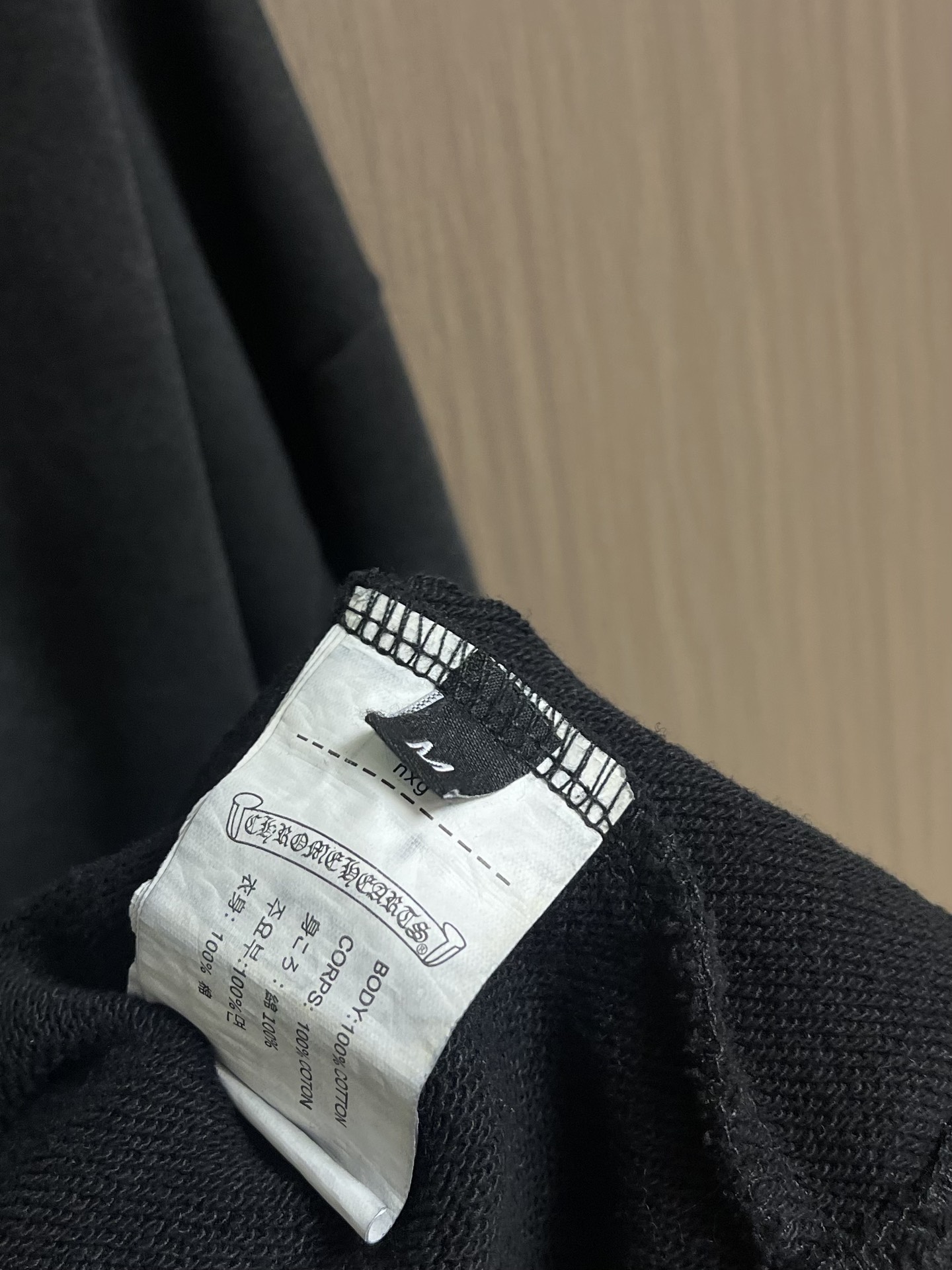 Chrome Hearts CH 克罗心 2025SS美式酸洗做旧激光烧花贴布绣情侣休闲连帽卫衣，定制面