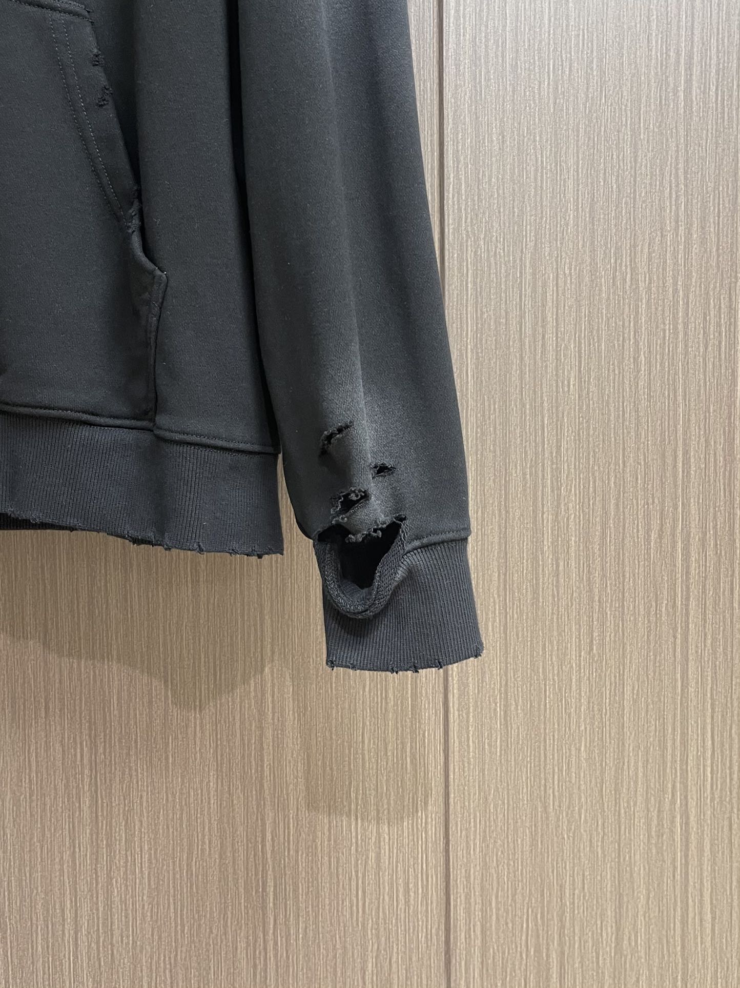 Chrome Hearts CH 克罗心 2025SS美式酸洗做旧激光烧花贴布绣情侣休闲连帽卫衣，定制面