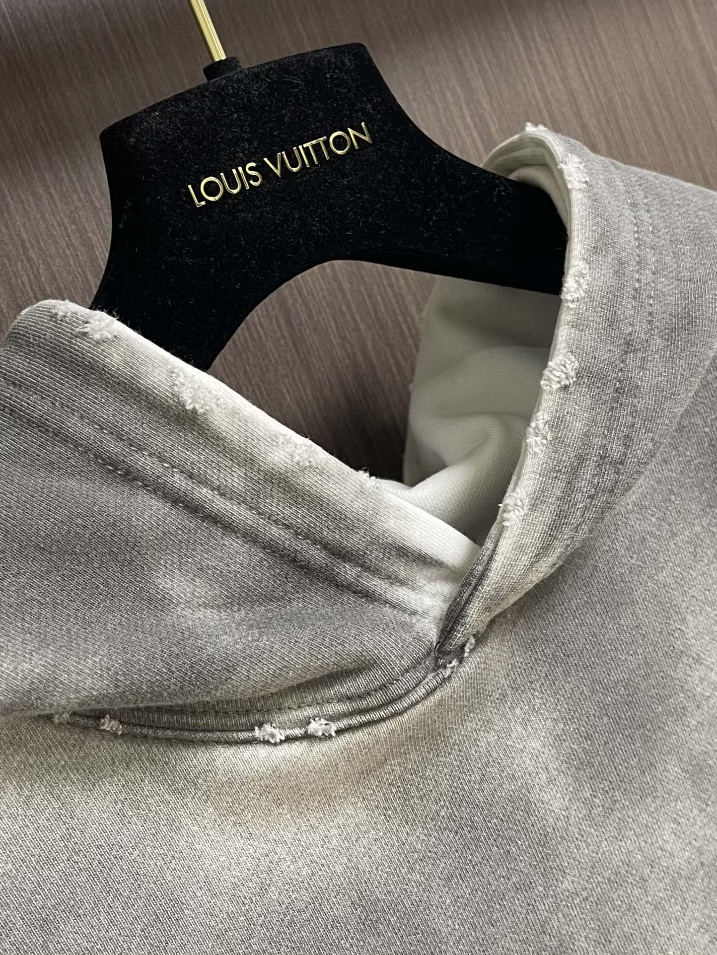 Chrome Hearts CH 克罗心 2025SS美式酸洗做旧激光烧花贴布绣情侣休闲连帽卫衣，定制面