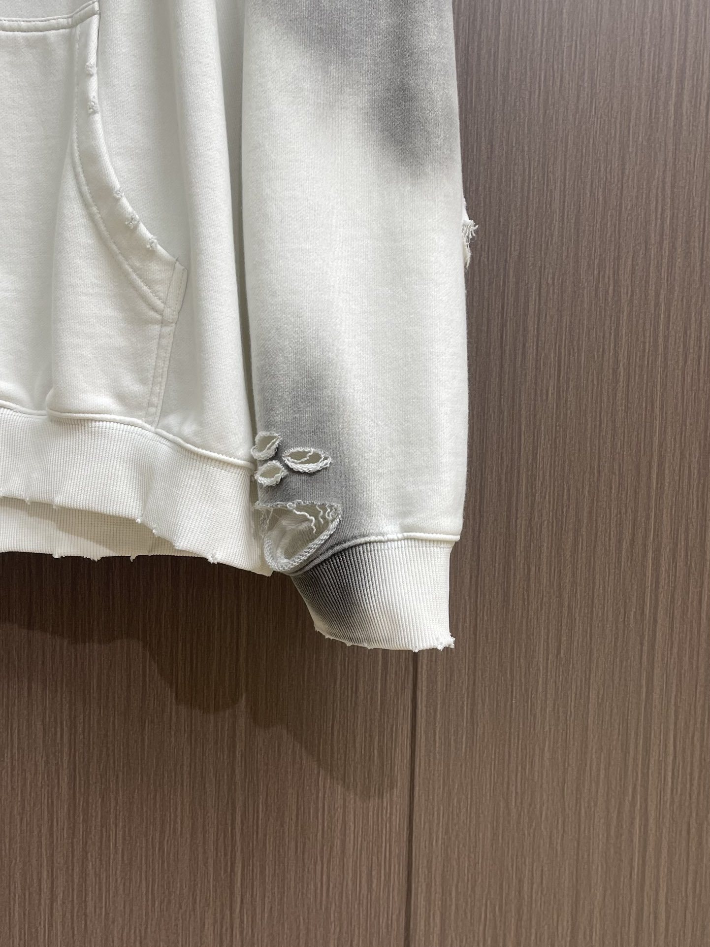 Chrome Hearts CH 克罗心 2025SS美式酸洗做旧激光烧花贴布绣情侣休闲连帽卫衣，定制面