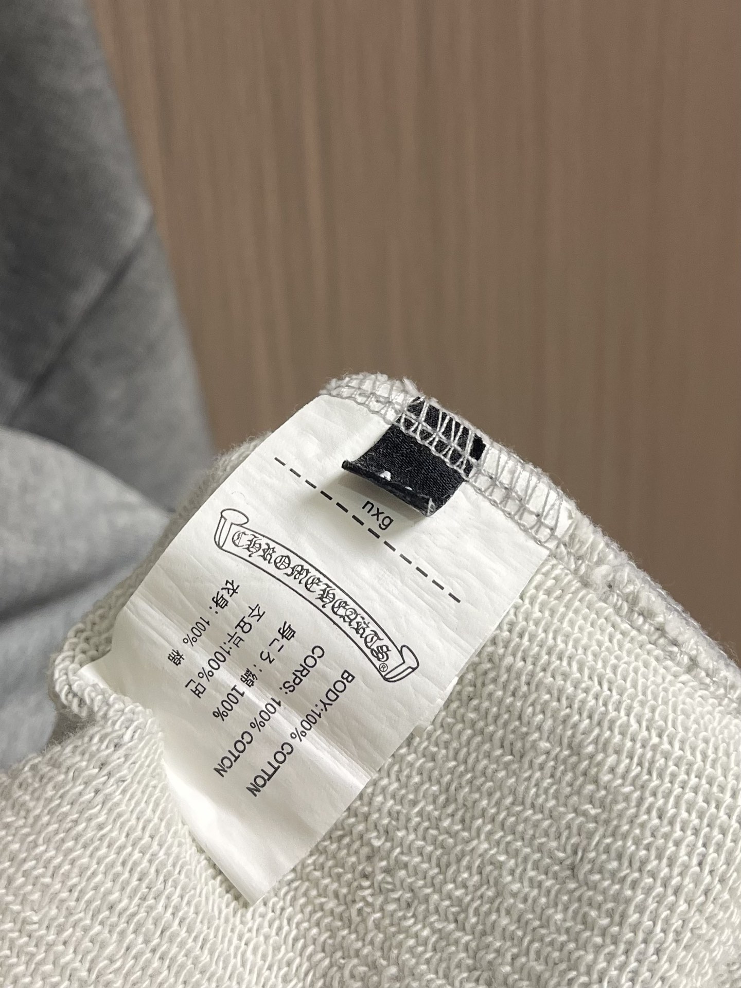 Chrome Hearts CH 克罗心 2025SS美式酸洗做旧激光烧花贴布绣情侣休闲连帽卫衣，定制面