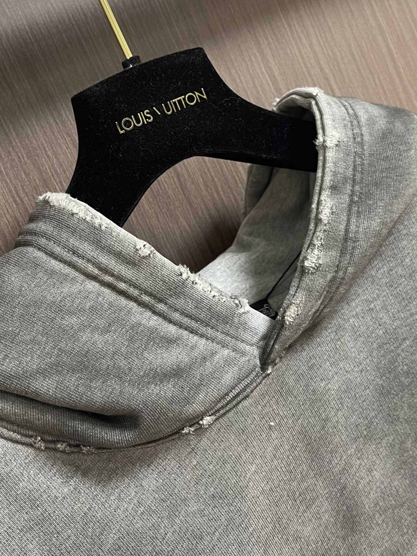 Chrome Hearts CH 克罗心 2025SS美式酸洗做旧激光烧花贴布绣情侣休闲连帽卫衣，定制面