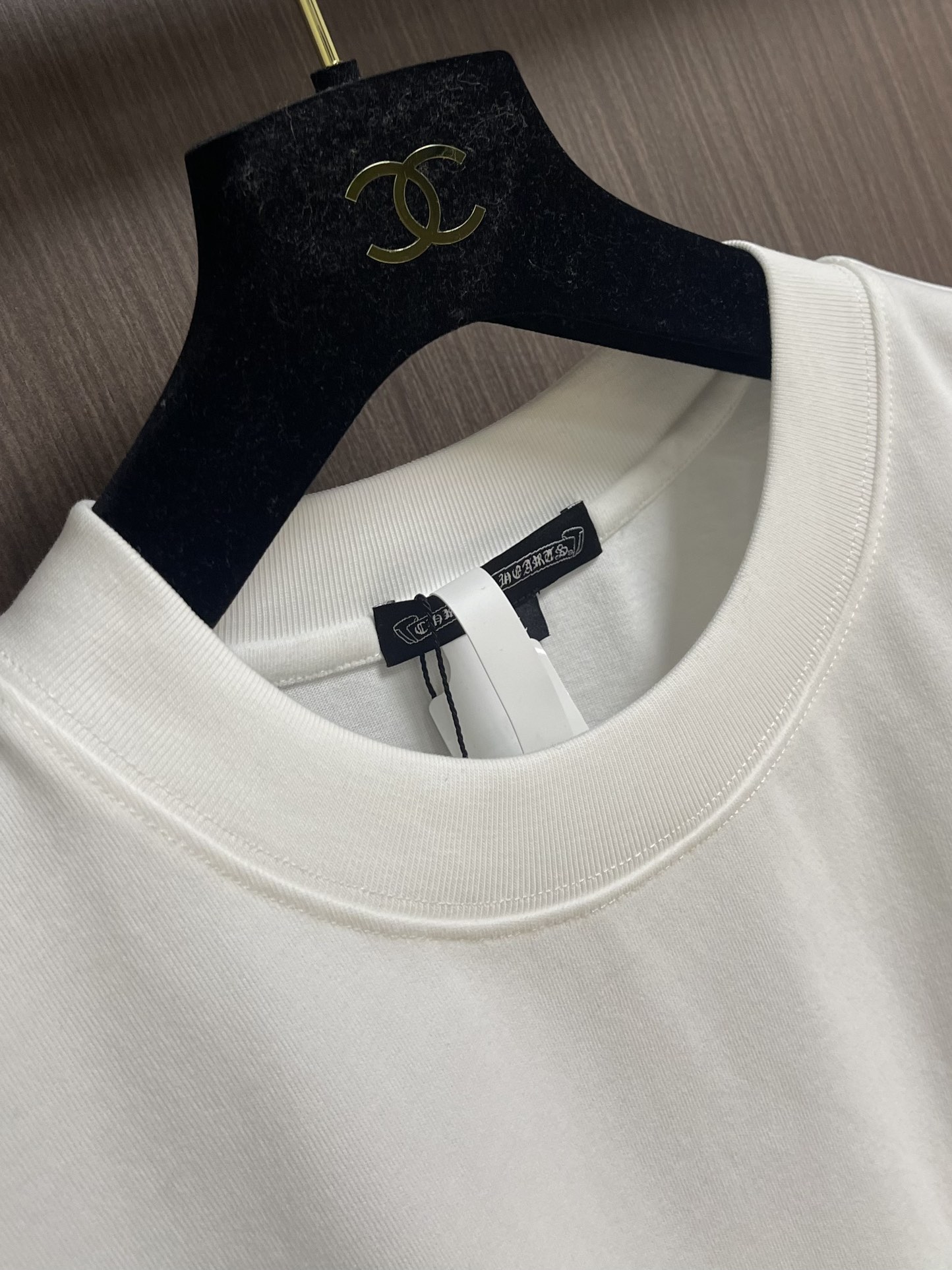 CH 克罗心新款刺绣长袖T恤，重磅420克双纱面料 整衣洗水两遍 重磅面料 领口采用冰感索罗娜 宽松版型