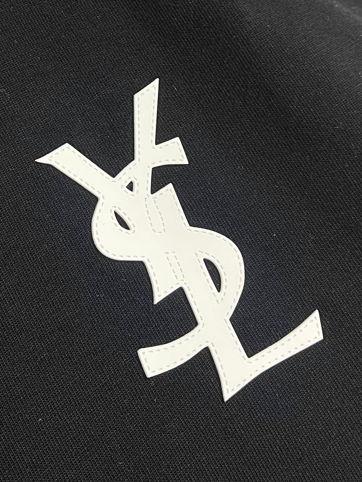 YSL 圣罗兰2025ss印花长袖t恤 定制260g全棉双纱紧密爽滑面料，布面干净，布纹清晰，手感非常细