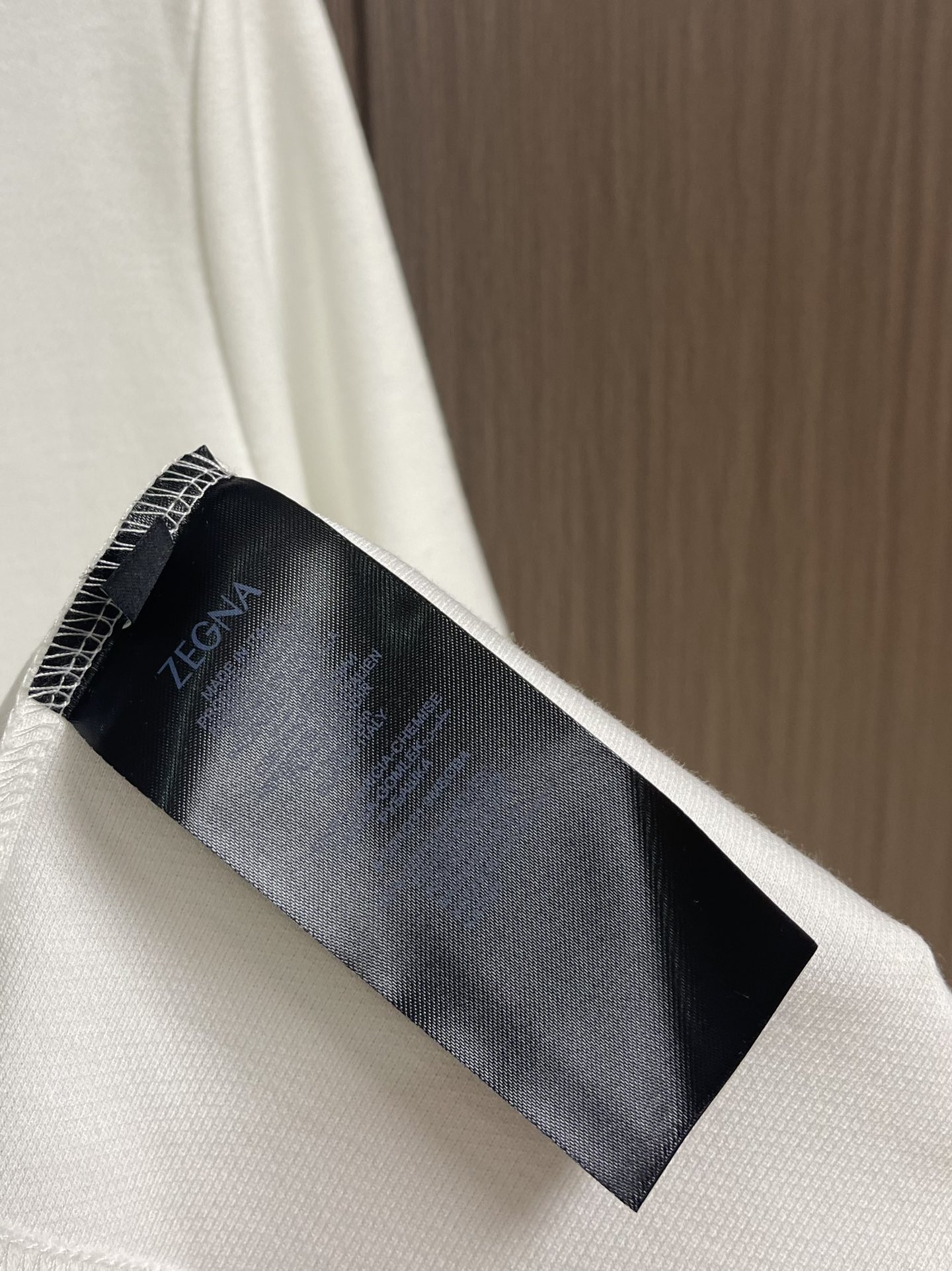 Zegna 2025fw秋冬新品圆领短袖T恤，时尚休闲打底衫，进口优质澳绒打造，给您羊绒般的呵护、非常贴