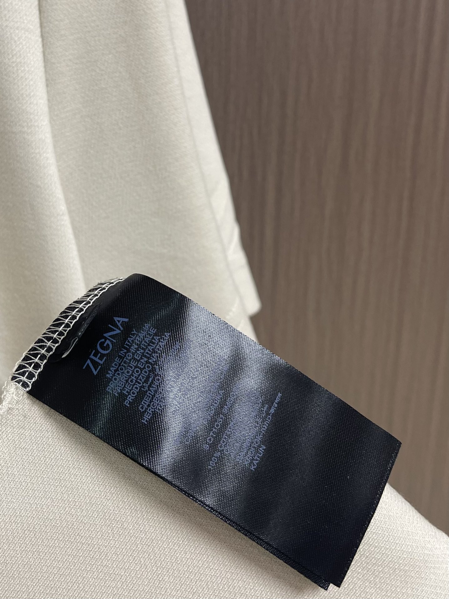 Zegna 2025fw秋冬新品圆领短袖T恤，时尚休闲打底衫，进口优质澳绒打造，给您羊绒般的呵护、非常贴