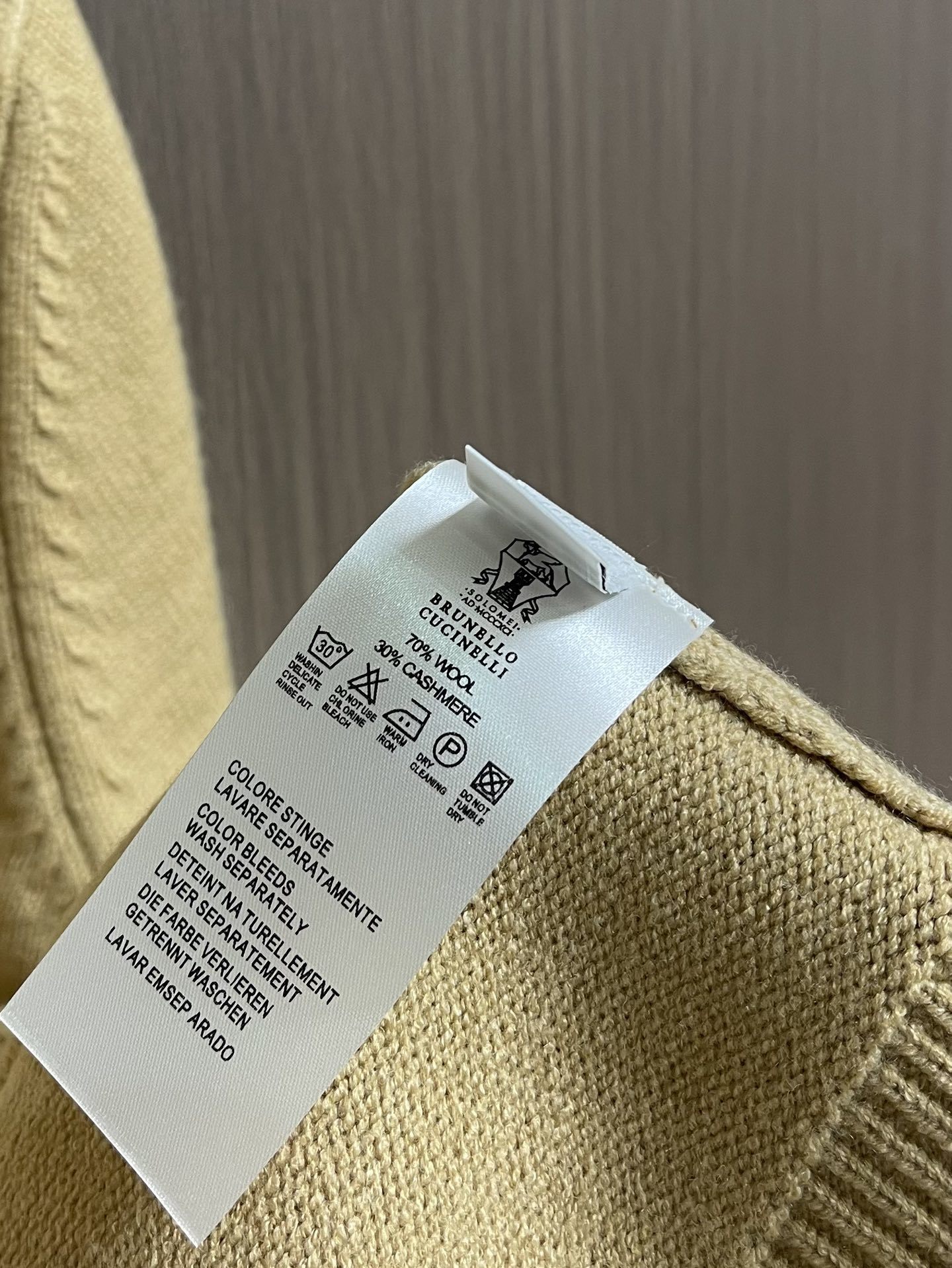 BrunelloCucinelli布鲁内洛.库奇内利 BC 2025ss秋冬新品小高领拉链针织毛衣外套,