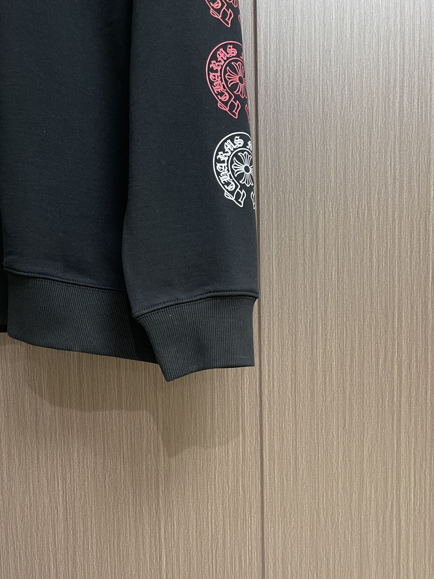 Chrome Hearts CH 克罗心 2025ss马蹄梵文印花长袖T恤，高克重高密度高品质 毛料柔软
