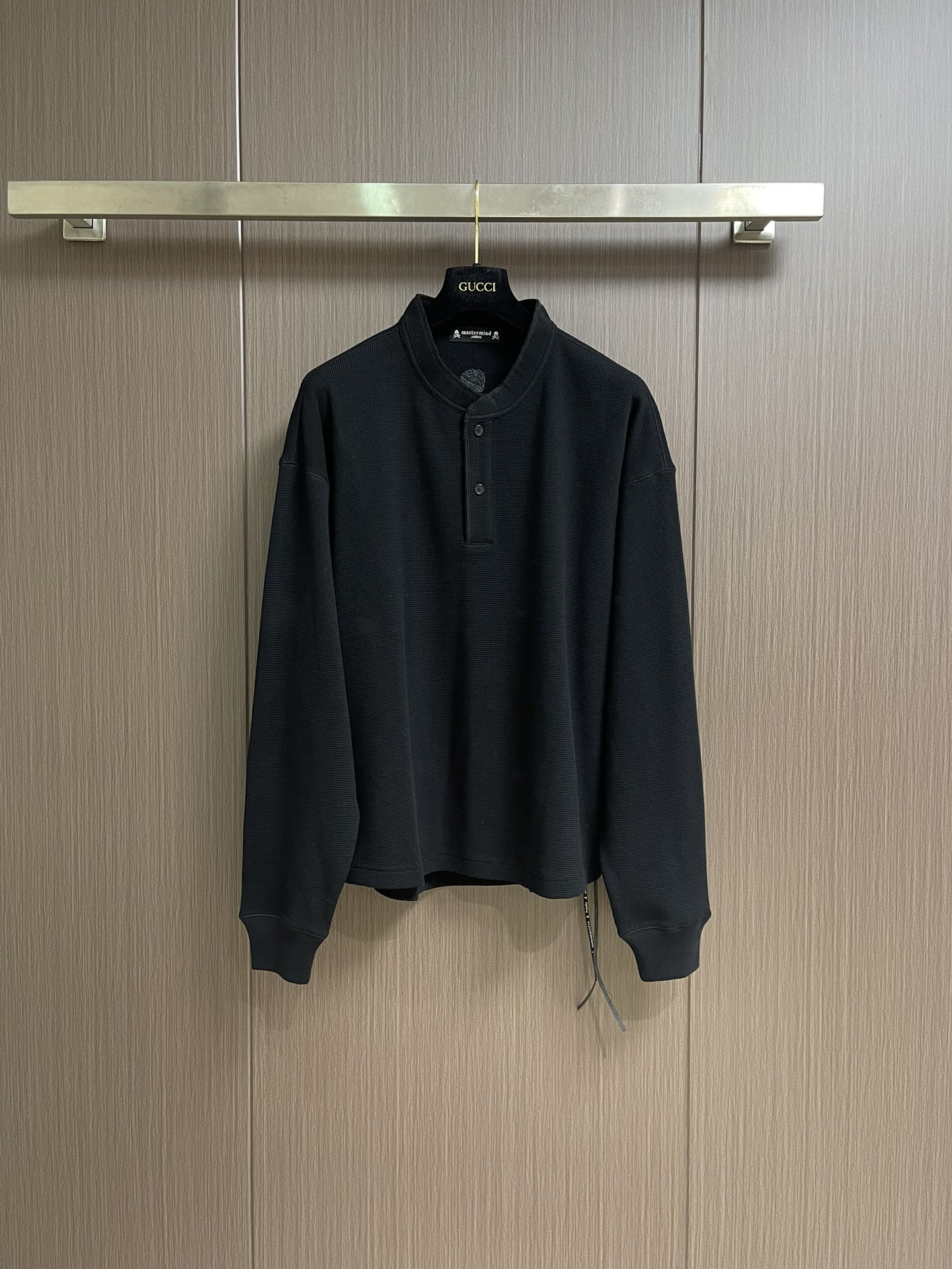 NO:571318,Mastermind Japan MMJ Japanese dark fashion brand, 2025FW autumn and winter latest product, jacquard casual sweater on the back, using imported original merino wool fabric, customized original thread, top custom weaving technology skull pattern logo, extremely high grade, fashionable upper body. Sizes S-XL,,sweaters,alexander wang19860909Mastermind Japan MMJ 日本暗黑潮牌,2025FW秋冬最新品,后背提花休闲毛衣,采用进口原版美丽奴羊毛面料,定制原版螺纹,顶级定织工艺骷髅头图案logo,档次极高,上身时尚潮流.尺码S-XL,,sweaters,alexander wang,Men's clothing