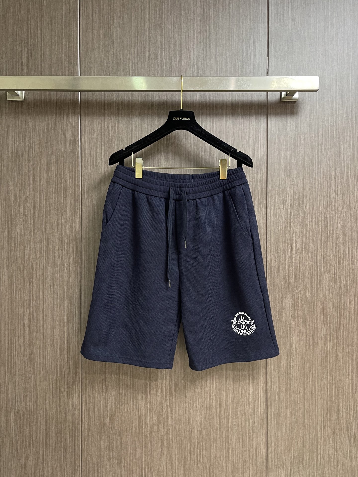 Moncler 2026ss新款logo印花短裤，定制博鳞大卫衣面料380克重 字母硅胶印花工艺，手感非