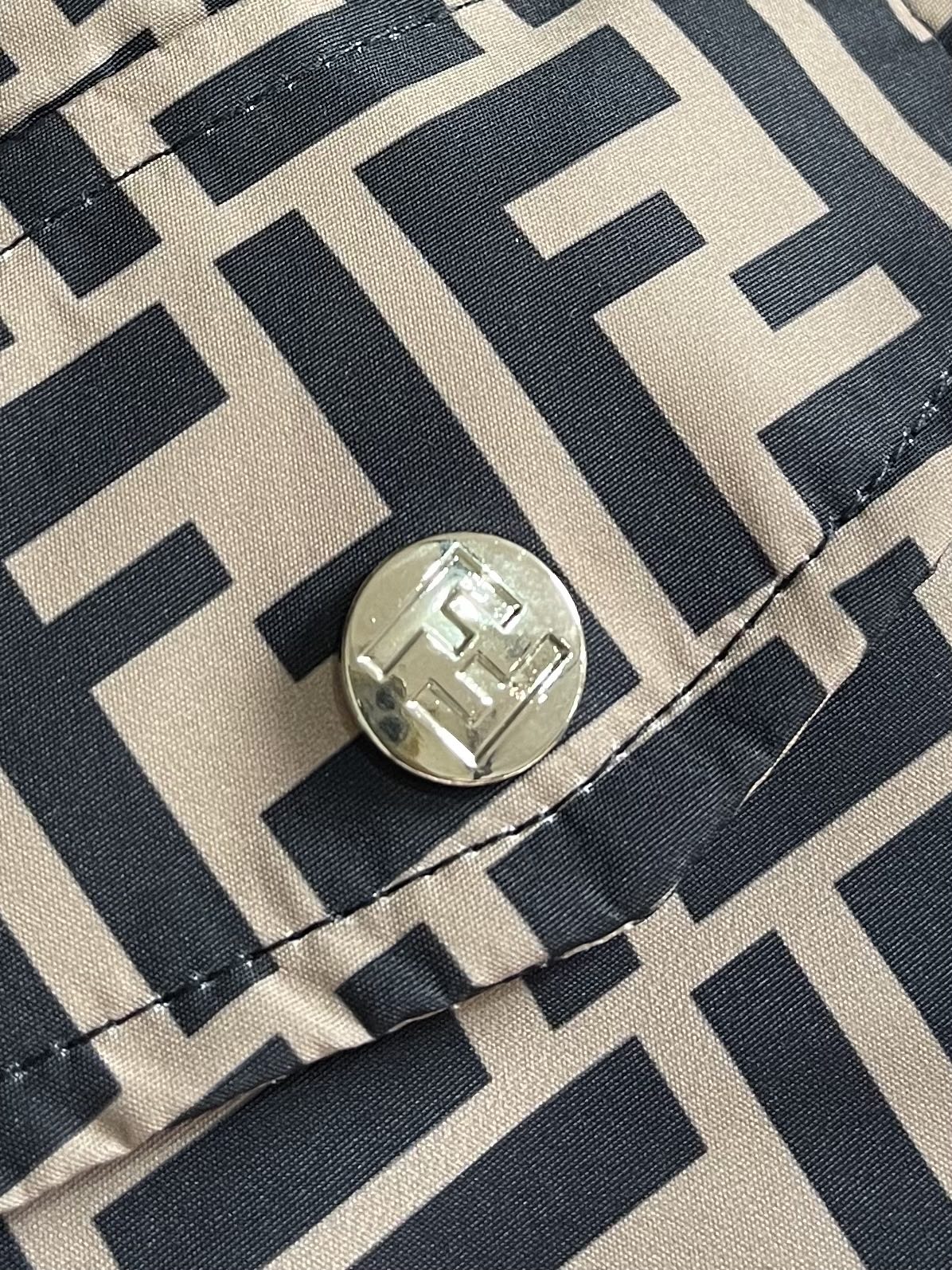 FENDI 2026SS全幅提花运动短裤，经典满印设计，精致做工，采用客供面料打造，版型立体有型，专门进