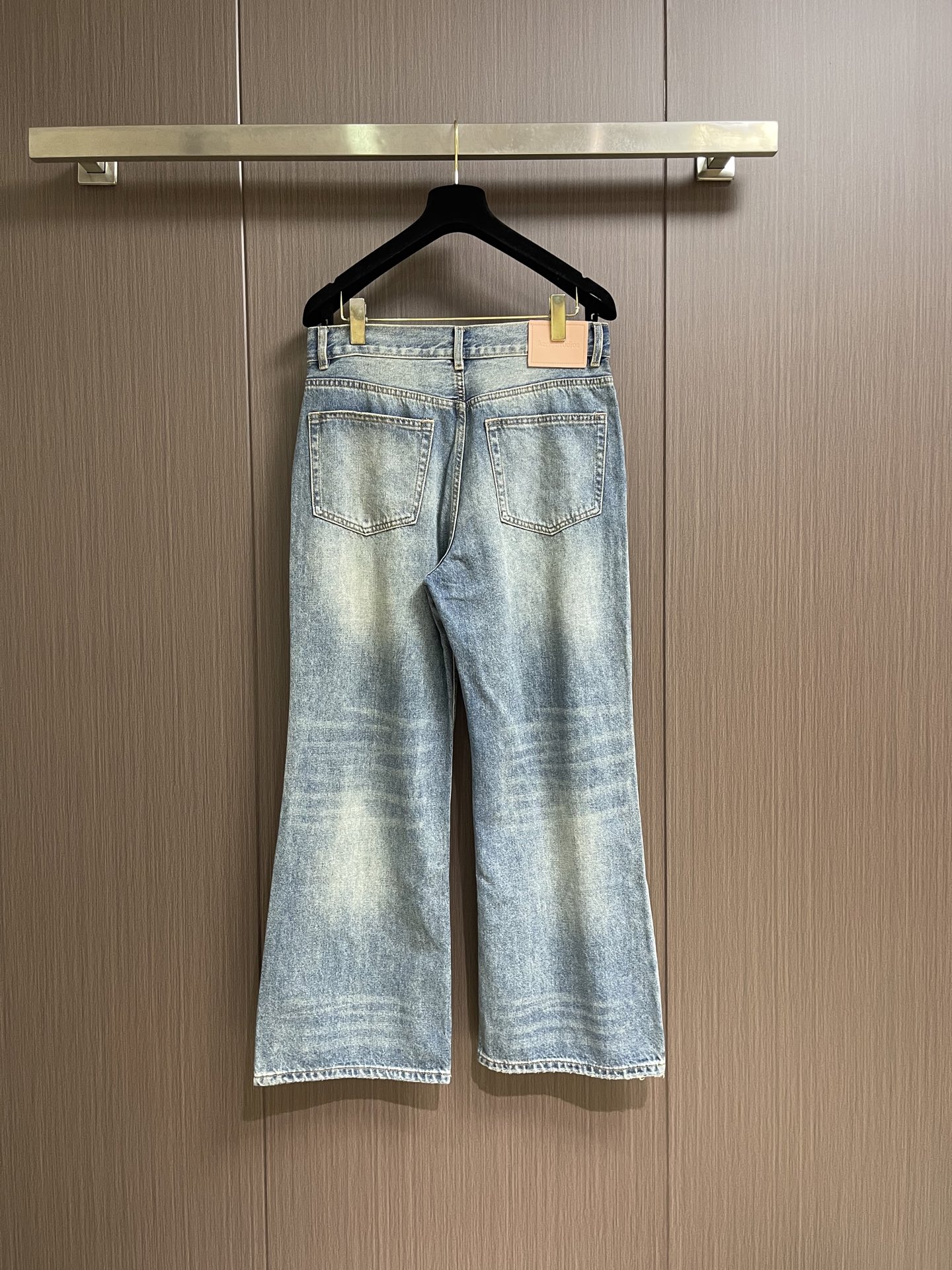 Acne Studios 做旧破洞牛仔裤 定制云境奢柔丹宁 柔糯垂坠 舒适贴肤 被海风揉碎的雾感海盐蓝 