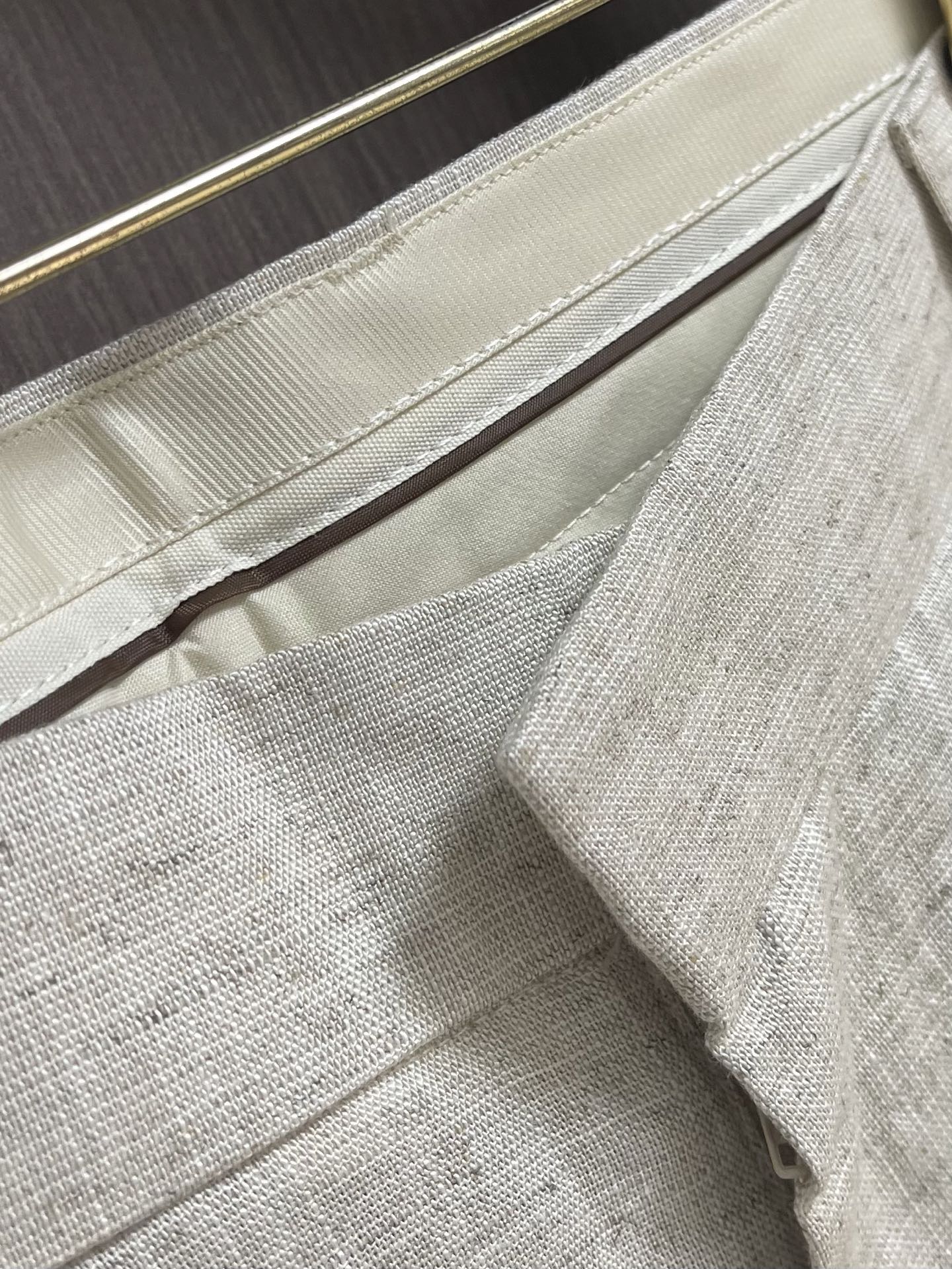 Loro piana LoroPiana 2026SS夏季新款休闲长裤，经典棉质亚麻夏季长裤，配色现代时