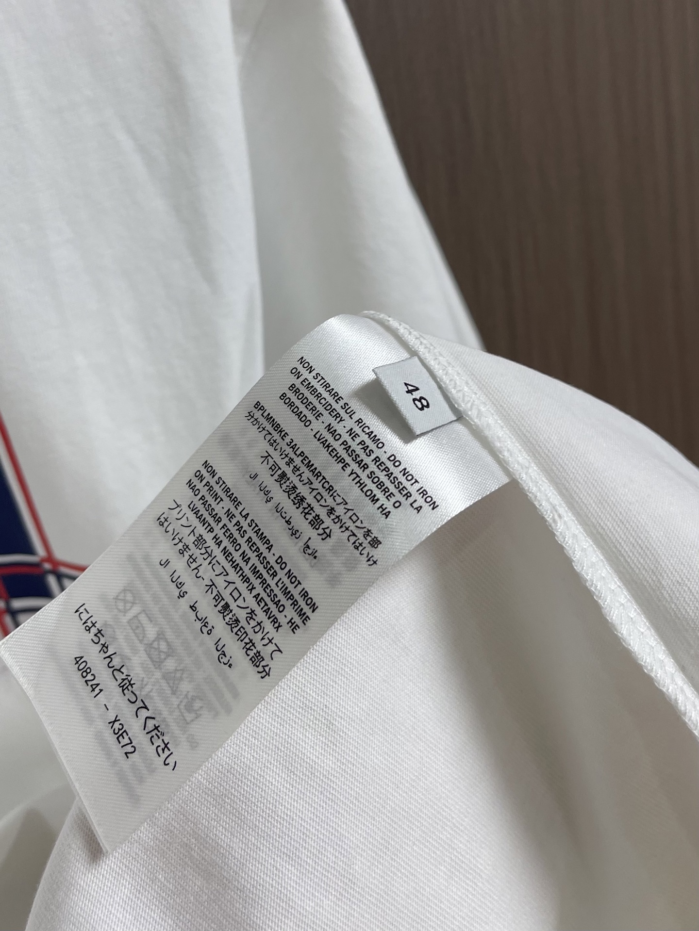 Thom Browne TB 2026ss网球印花标识圆领短袖T恤 230克精馏纯棉料，定制纯棉编机领 