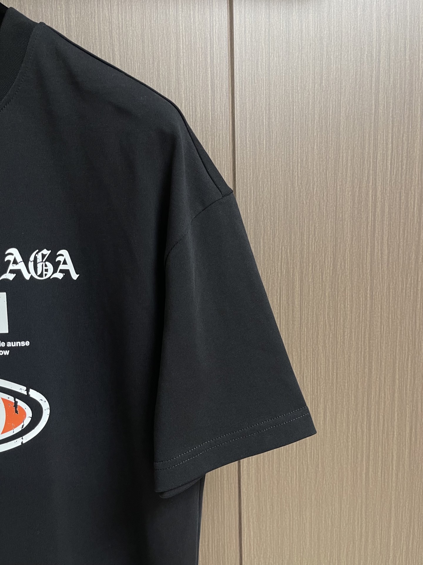 Balenciaga 2026ss新款印花短袖T恤，成衣洗水，设计感十足 ，面料采用巴黎ZP定织定染全棉