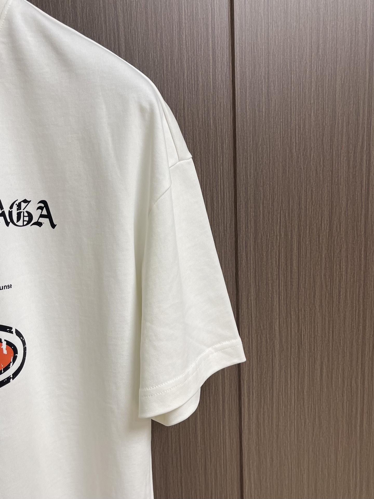 Balenciaga 2026ss新款印花短袖T恤，成衣洗水，设计感十足 ，面料采用巴黎ZP定织定染全棉