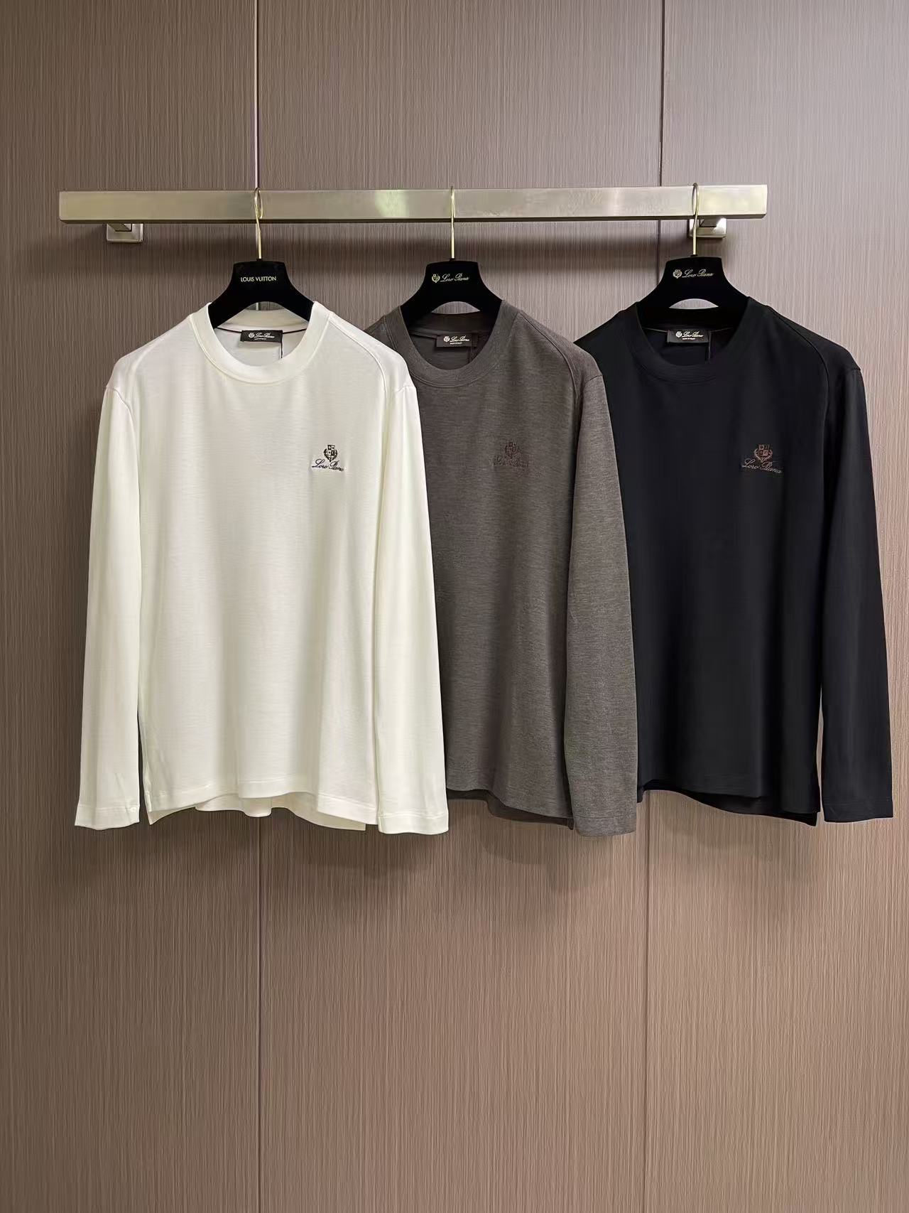 Loro piana Loro Piana 低调老钱风2026SS 经典款长袖T恤，这款长袖以意大利利古里亚海岸的自然色