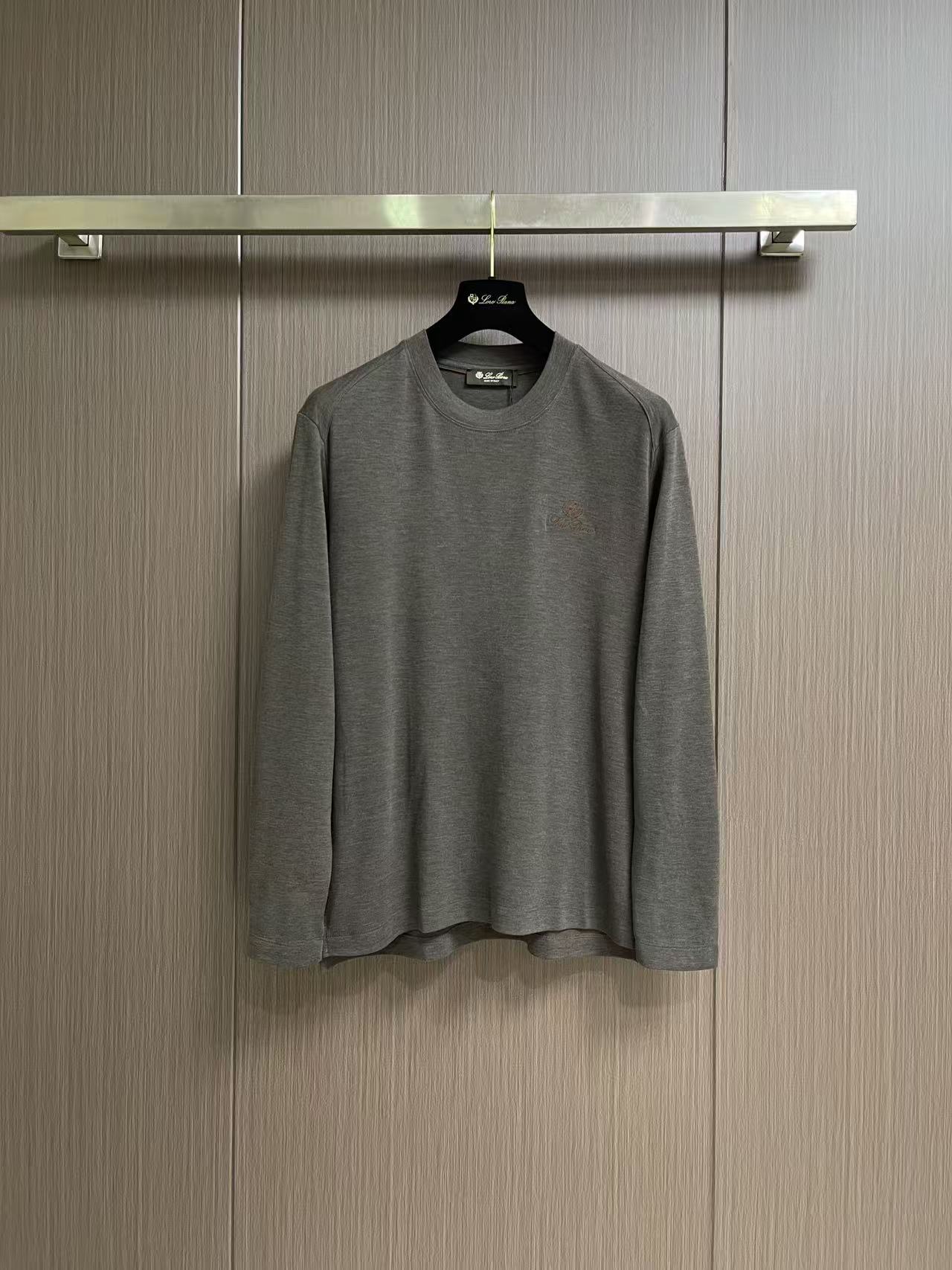 Loro piana Loro Piana 低调老钱风2026SS 经典款长袖T恤，这款长袖以意大利利古里亚海岸的自然色