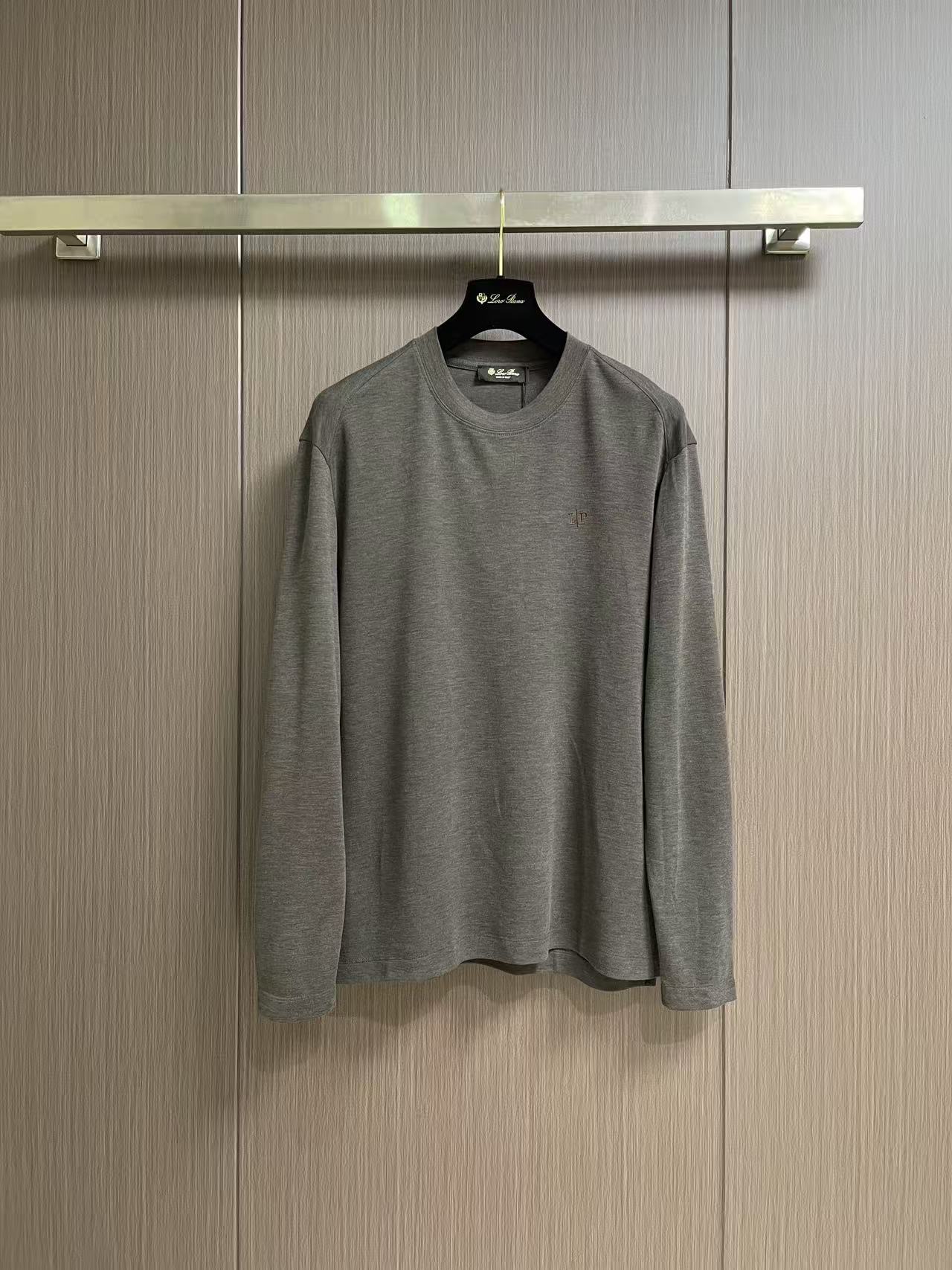 Loro piana LoroPiana 2026ss夏装新品长袖T恤，进口顶极精梳棉面料，极为亲肤舒适 摸上去非常的细