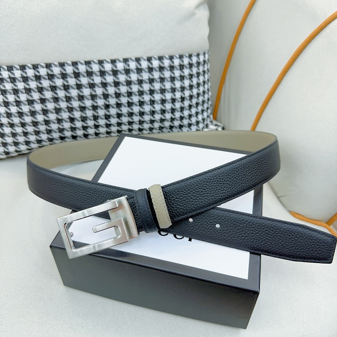 Gucci G home. First layer cowhide, width 3.5CM
