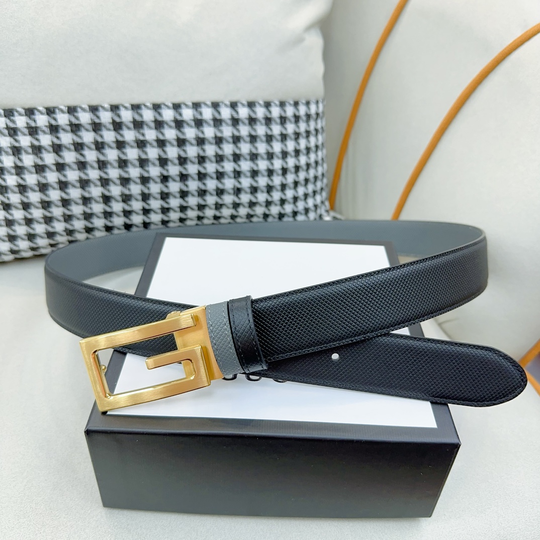 Gucci G home. First layer cowhide, width 3.5CM