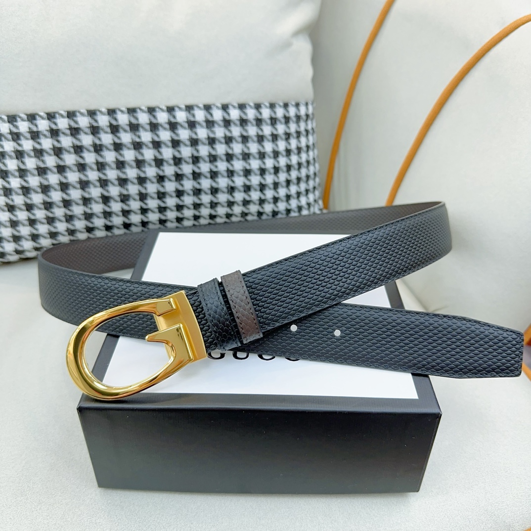 Gucci G home. First layer cowhide, width 3.5CM
