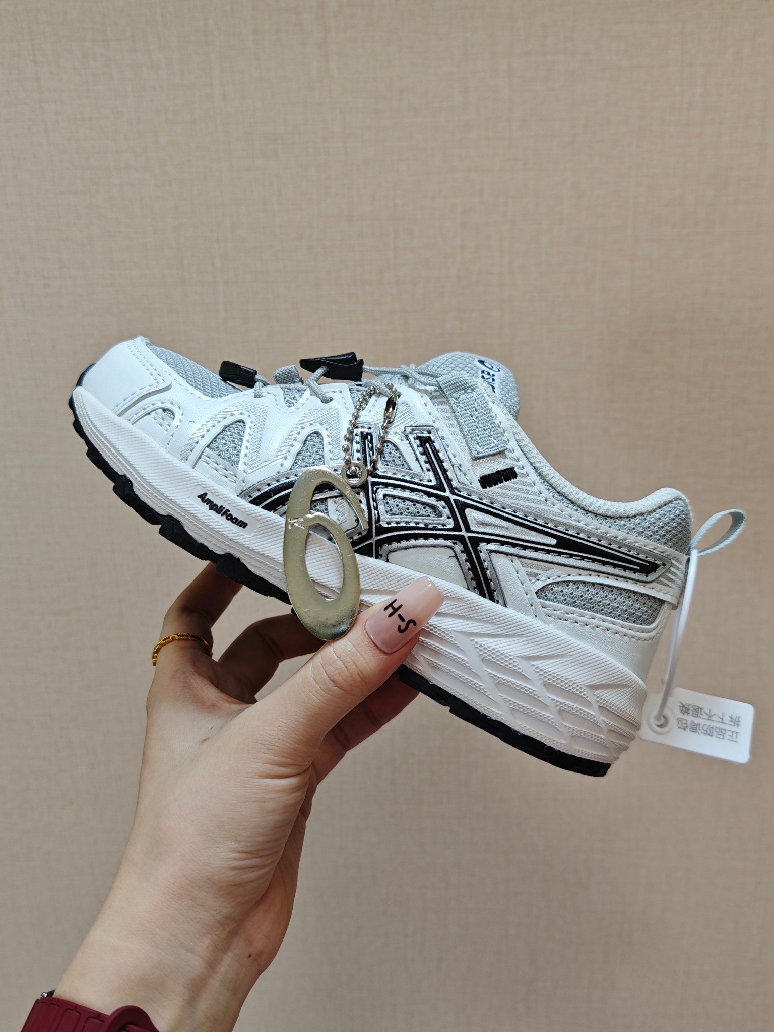 图片[2]-ASICS亚瑟士童鞋GEL-SONOMA FE儿童夏季户外徒步登山鞋 ❤️ 尺码：27-39 松紧带调节方便！好穿又好搭真的没话说，轻量还舒适透气，橡胶大底走路也很稳很扎实，好穿又时髦。-选品中心