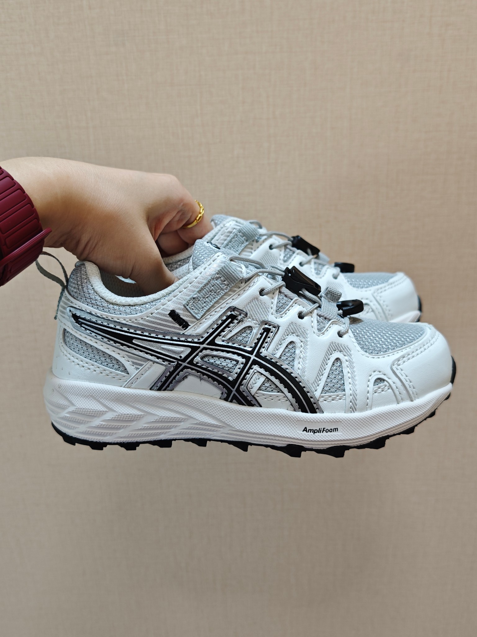 图片[8]-ASICS亚瑟士童鞋GEL-SONOMA FE儿童夏季户外徒步登山鞋 ❤️ 尺码：27-39 松紧带调节方便！好穿又好搭真的没话说，轻量还舒适透气，橡胶大底走路也很稳很扎实，好穿又时髦。-选品中心