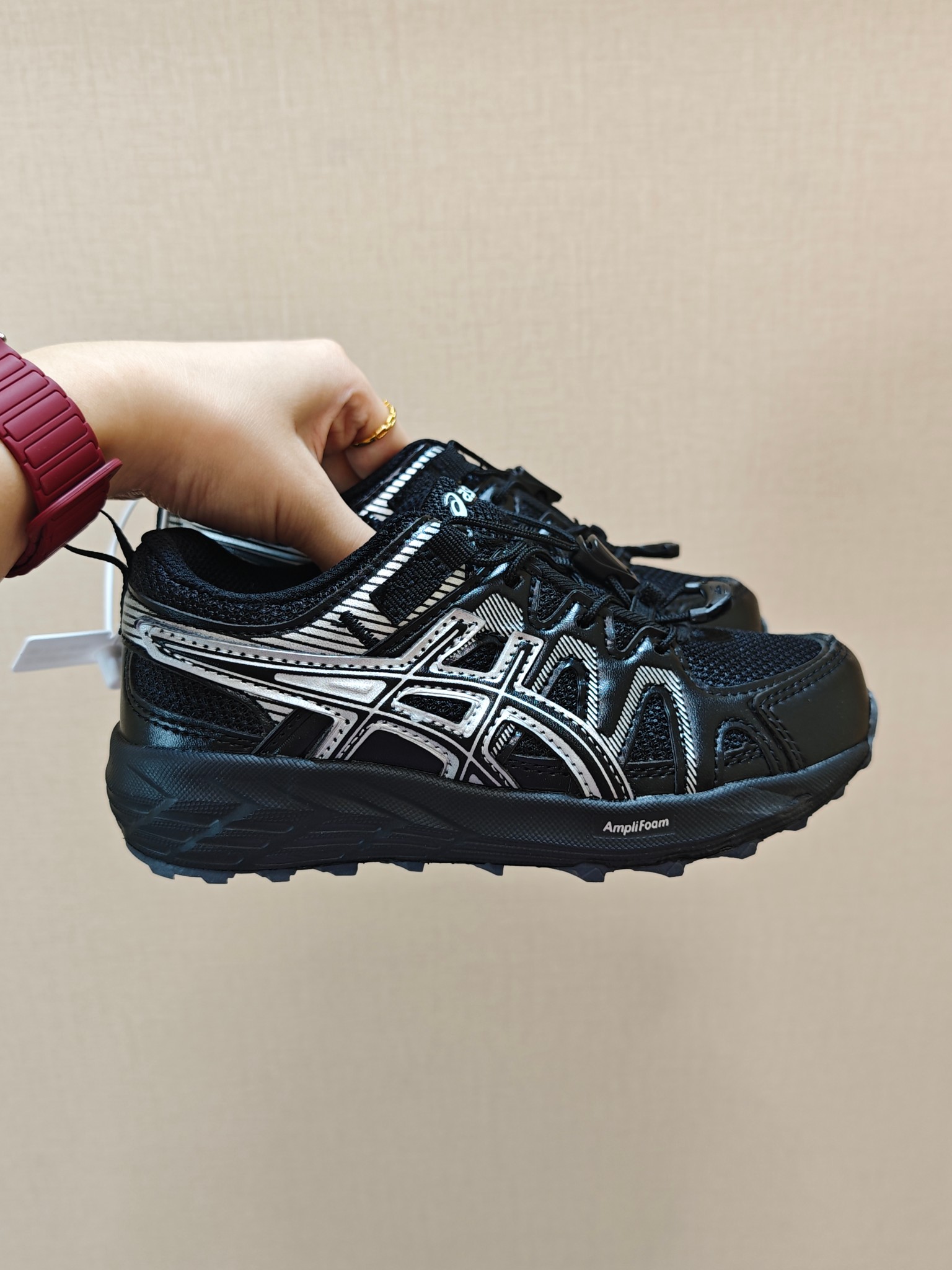 图片[5]-ASICS亚瑟士童鞋GEL-SONOMA FE儿童夏季户外徒步登山鞋 ❤️ 尺码：27-39 松紧带调节方便！好穿又好搭真的没话说，轻量还舒适透气，橡胶大底走路也很稳很扎实，好穿又时髦。-选品中心