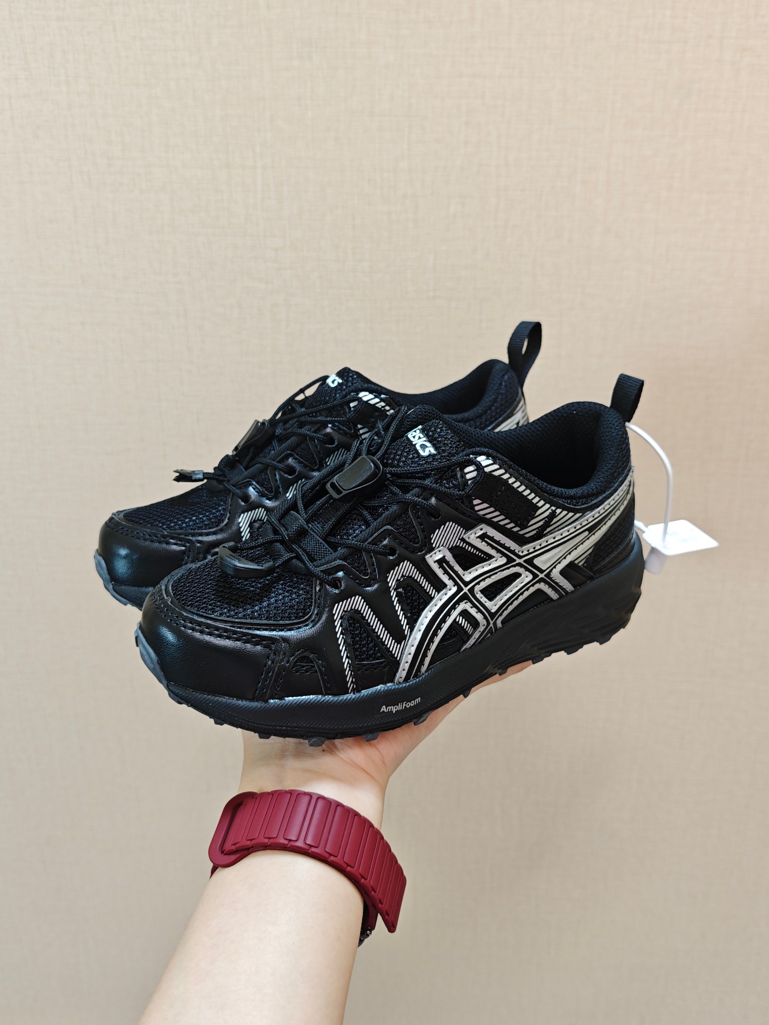 图片[6]-ASICS亚瑟士童鞋GEL-SONOMA FE儿童夏季户外徒步登山鞋 ❤️ 尺码：27-39 松紧带调节方便！好穿又好搭真的没话说，轻量还舒适透气，橡胶大底走路也很稳很扎实，好穿又时髦。-选品中心