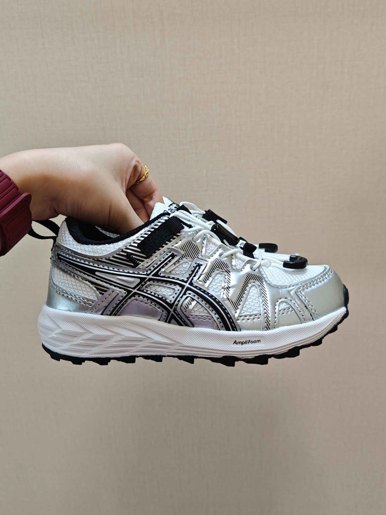 图片[8]-ASICS亚瑟士童鞋GEL-SONOMA FE儿童夏季户外徒步登山鞋 ❤️ 尺码：27-39 松紧带调节方便！好穿又好搭真的没话说，轻量还舒适透气，橡胶大底走路也很稳很扎实，好穿又时髦。-选品中心