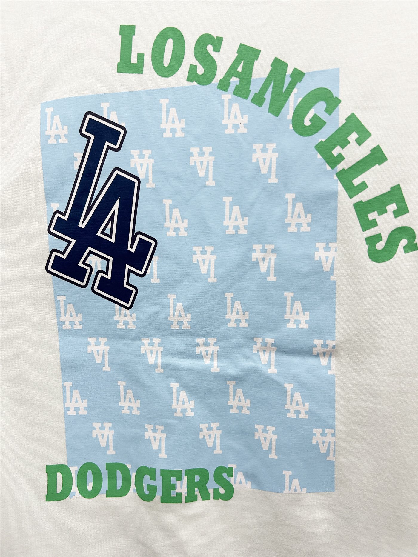 MLB Los Angeles Dodgers Camiseta de Manga Corta con Logo Bordado para Hombre 6 i1710227732 9116 0