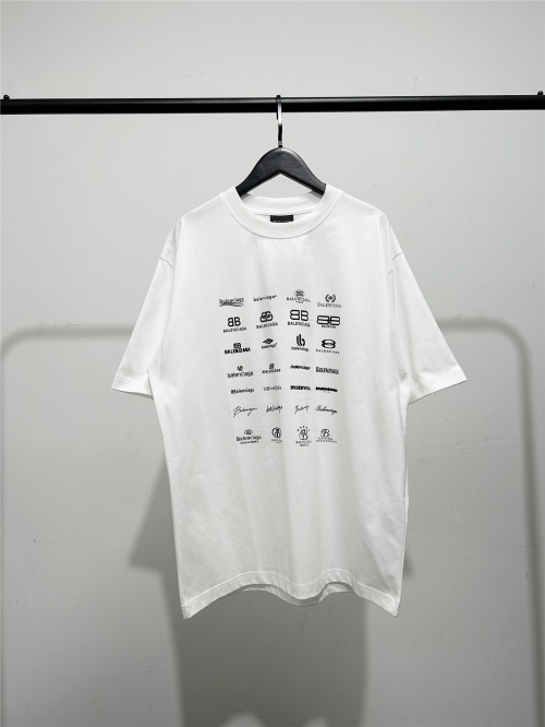 Balenciaga Unisex Classic Logo Print Short Sleeve T-Shirt Oversized Fit 1 Balenciaga Unisex Classic Logo Print Short Sleeve T-Shirt Oversized Fit