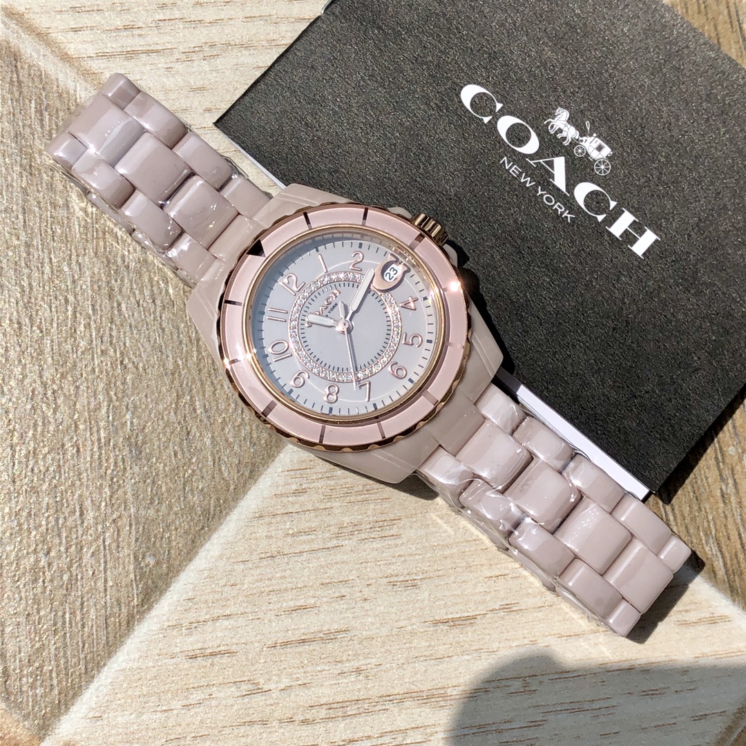 蔻驰 Coach 陶瓷小香风仙女款手表