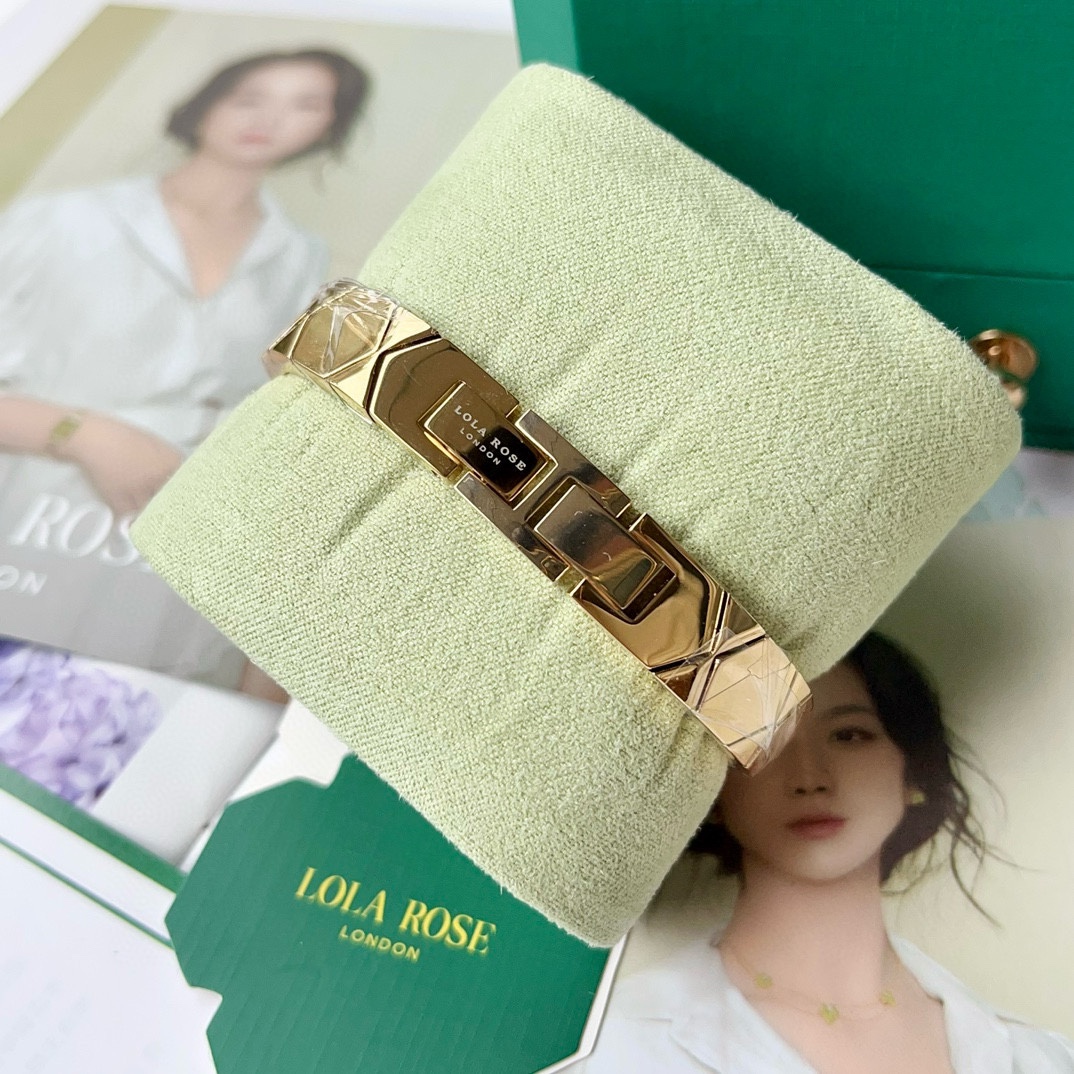 Luxurious Lola Rose Lorella’s Rose Nest Watch: Art Deco Style, Hexagonal Elements, Butterfly Design - 图片 6